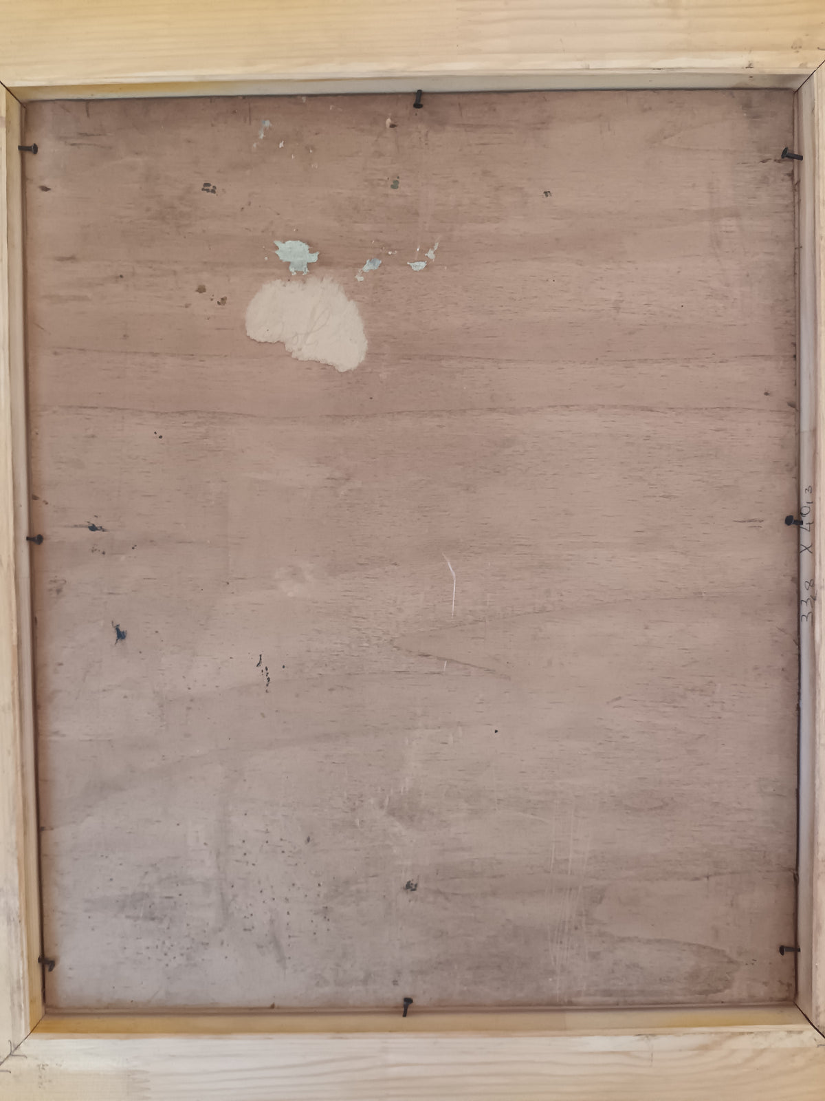 PAESAGGIO PASTORALE CON MUCCA E PECORA XX SECOLO OLIO SU LEGNO CORNICE DORATA