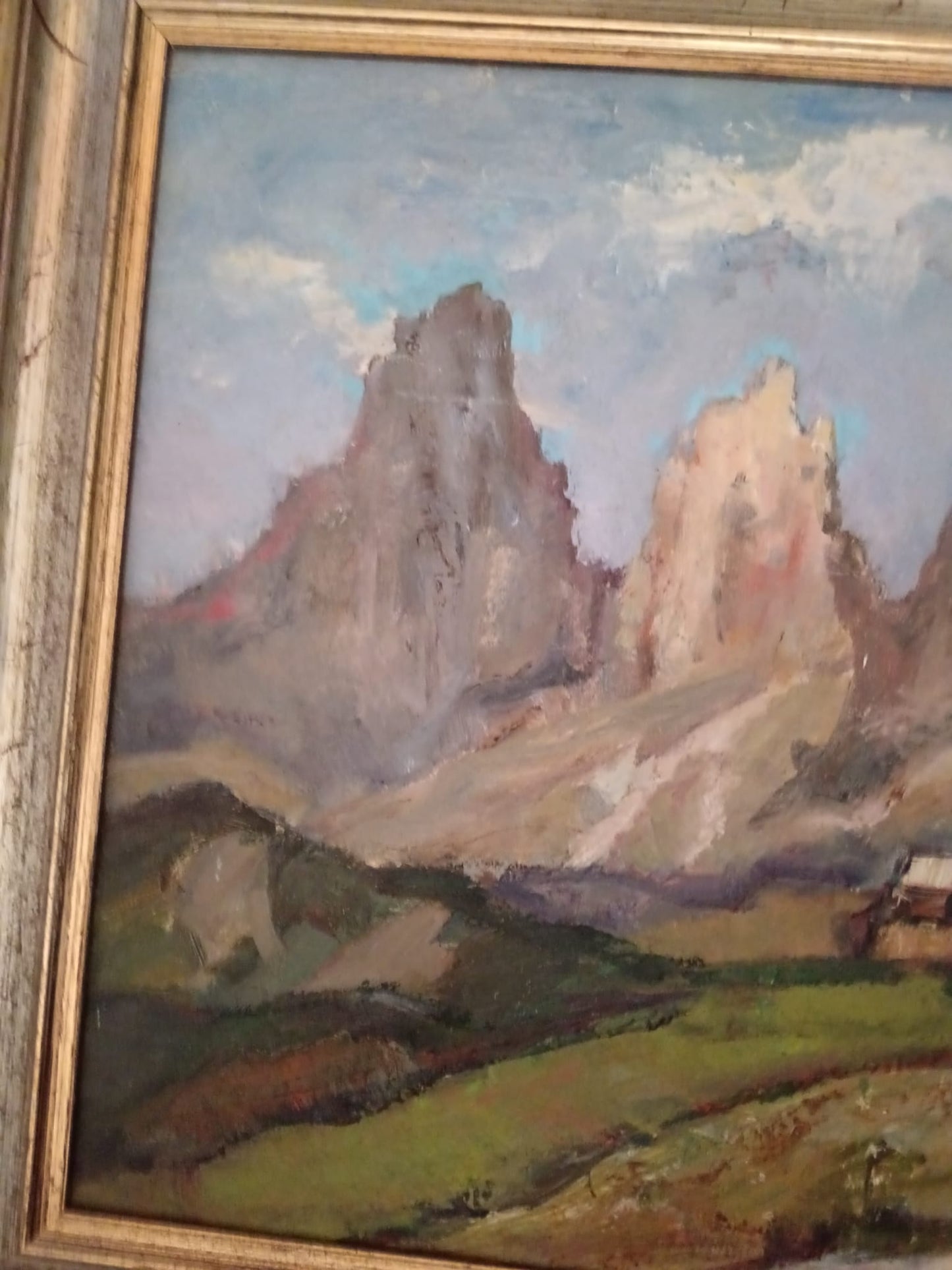 Gino Lucchi (Ravenna, 1925 – 1995) dipinto olio su cartoncino telato- XX secolo
