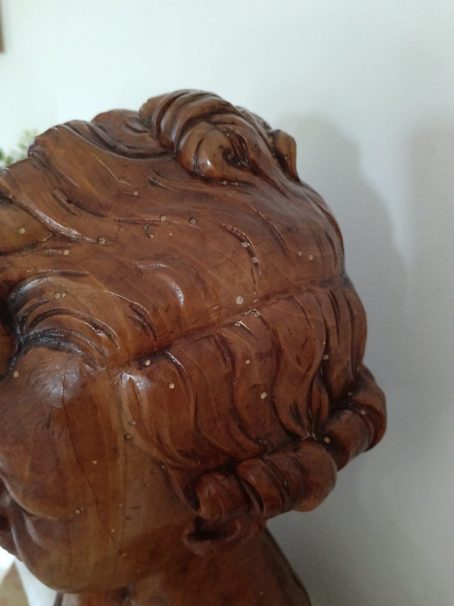 Vincenzo Moroder- scultura in legno 1942
