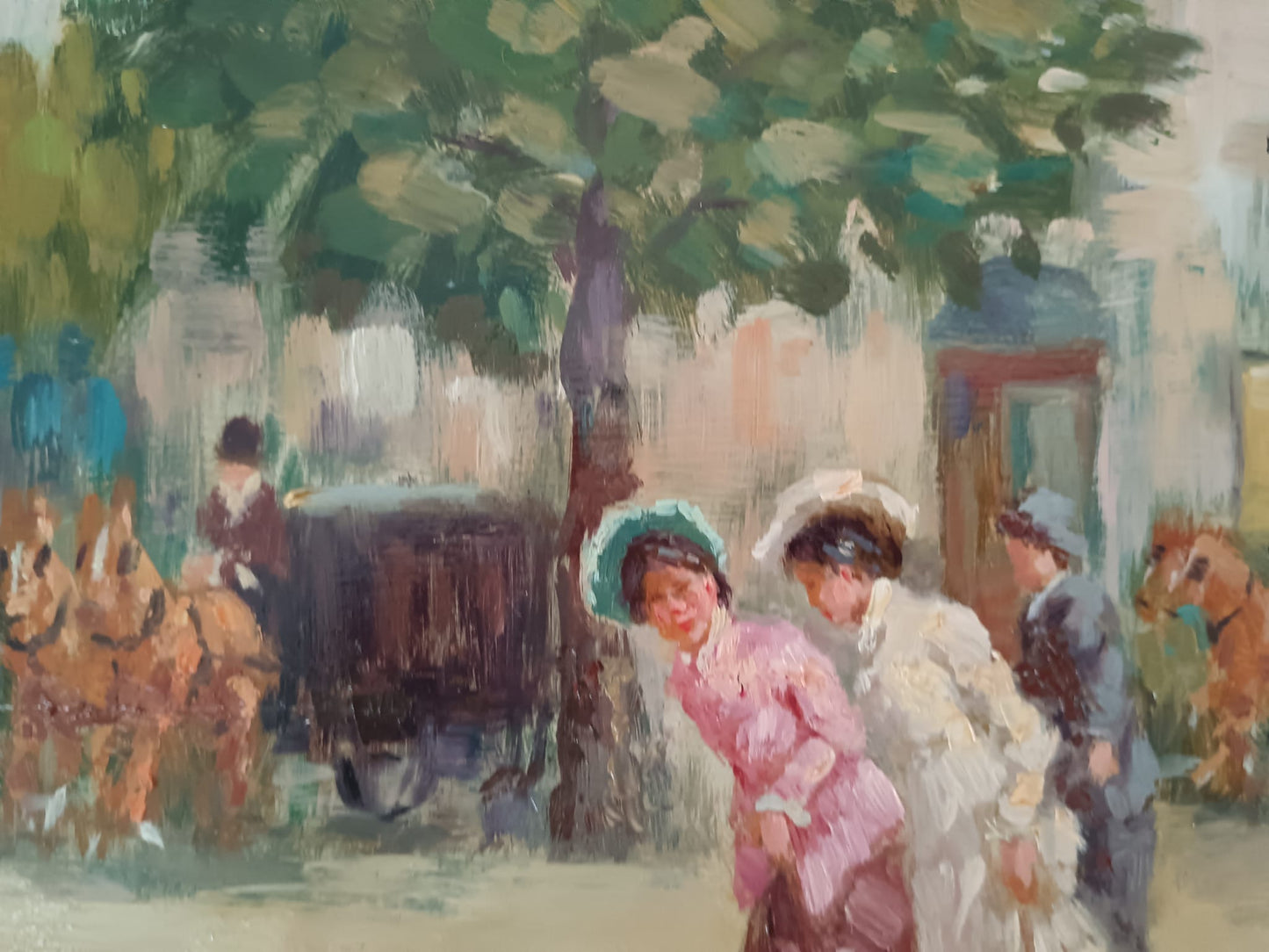Giovanni Vicedomini ( Nocera 1946)- dipinto olio su legno (epoca XX Secolo)