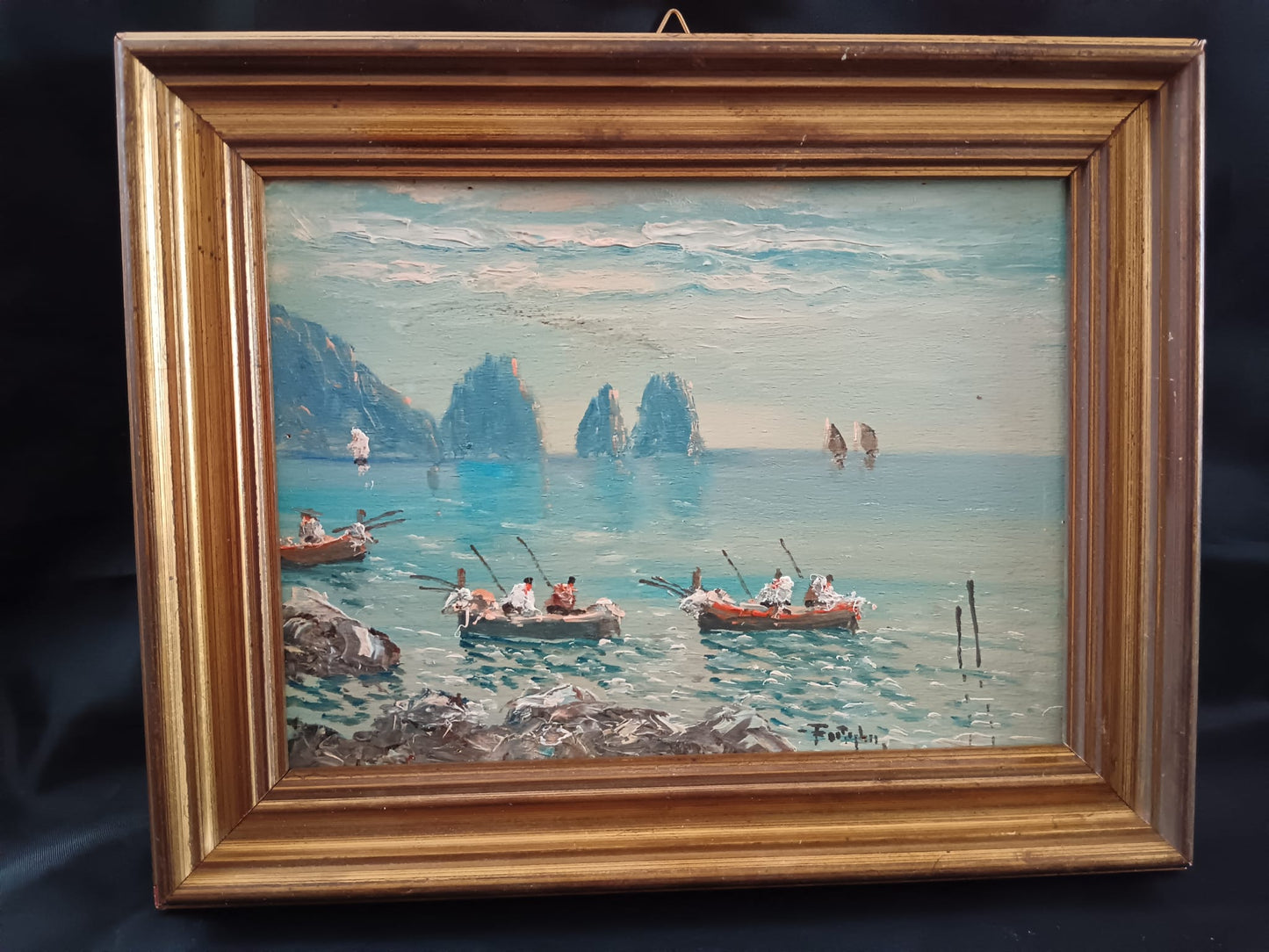 F. Castiglione ( XX secolo) scorcio marino