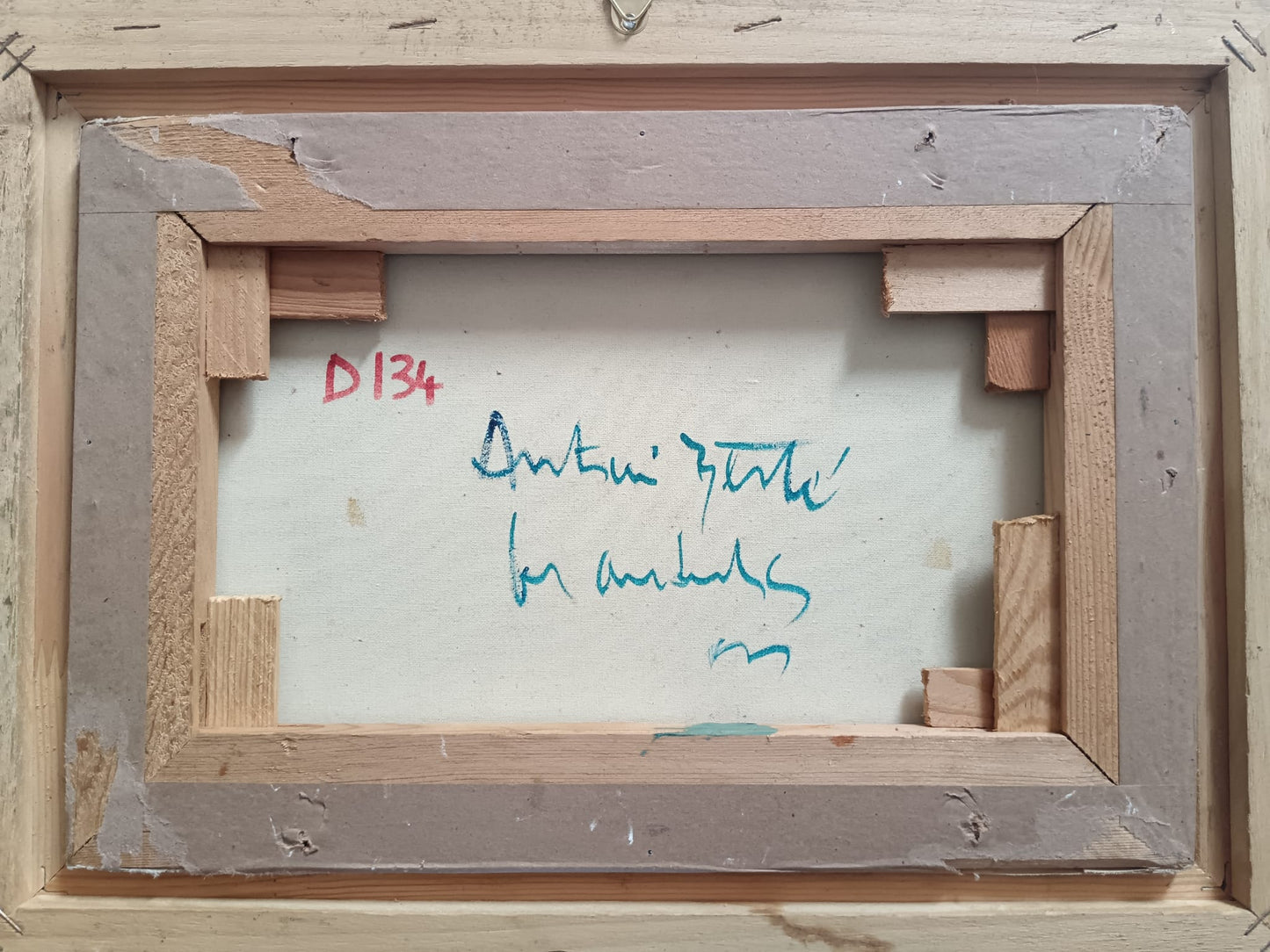 Antonio Bertè (Napoli 1936-2009)- Paesaggio dipinto olio su tela