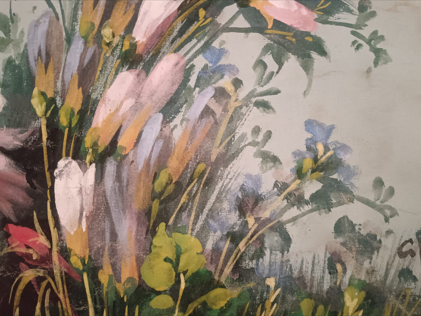 Gaetano Paloscia ( Terlizzi 1871- Pescara 1942), dipinto olio su tela, epoca XX secolo