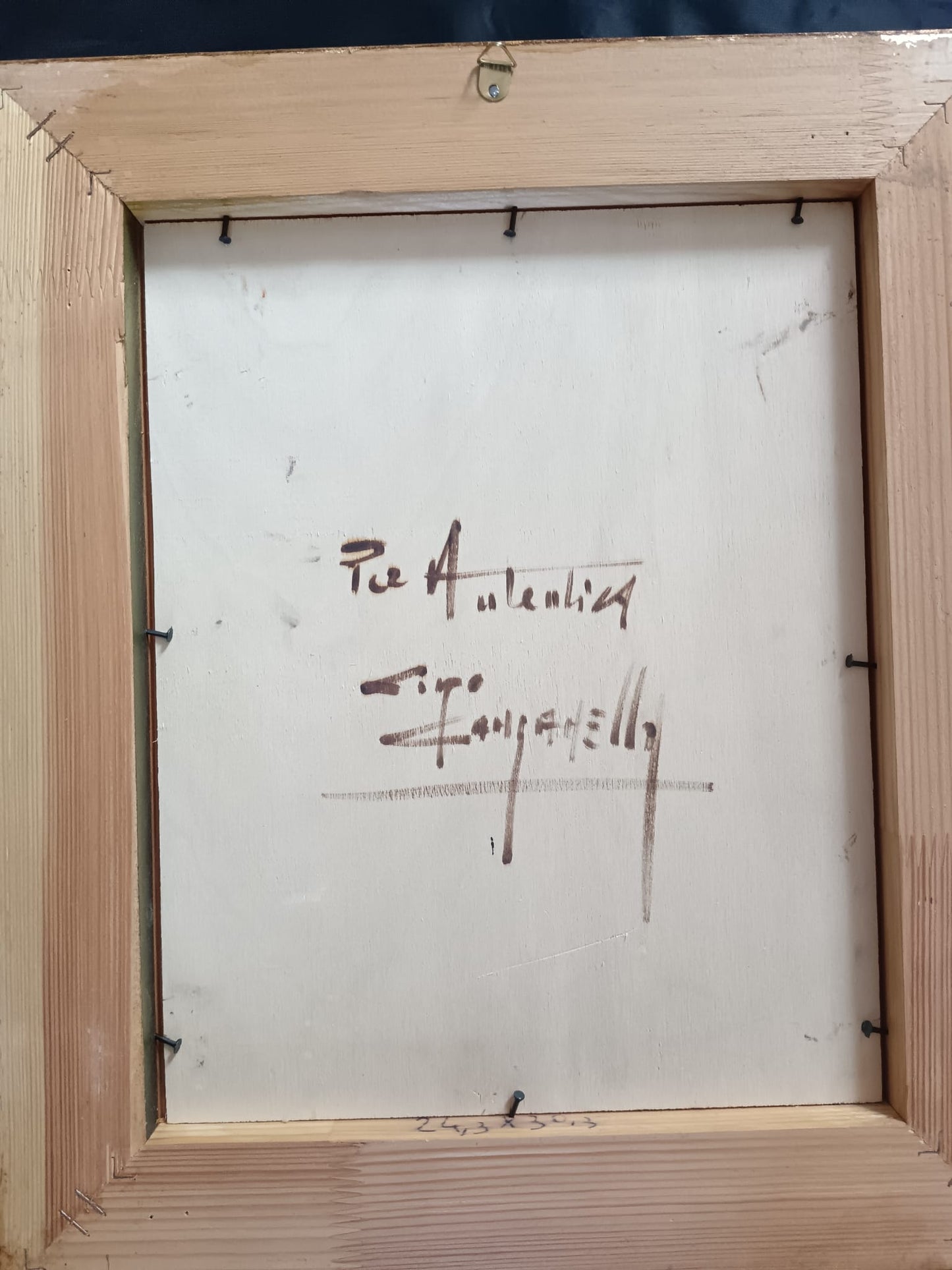 Ciro Canzanella (Napoli 1948)- dipinto olio su legno