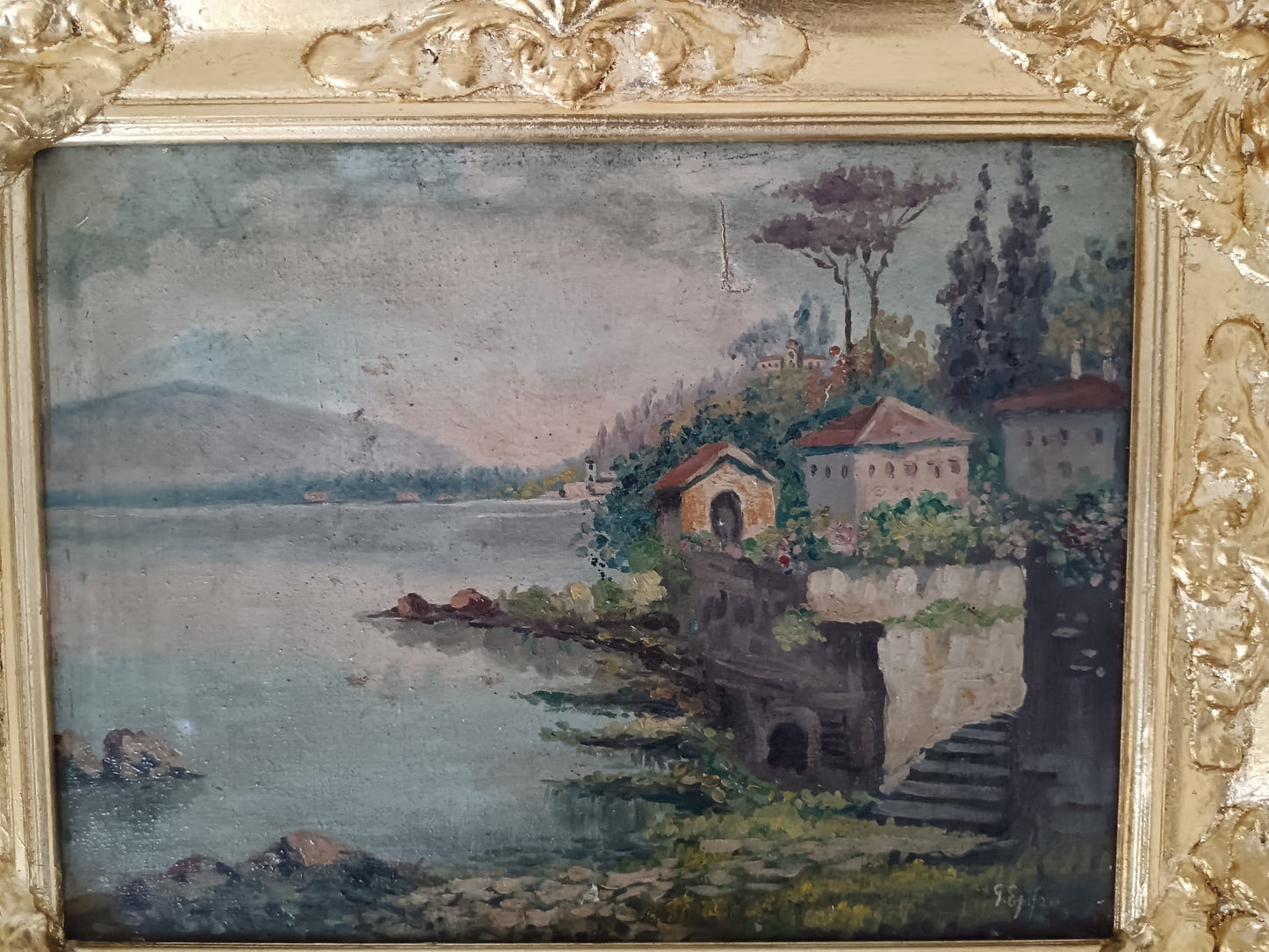 G. Epifani- dipinto olio su tela epoca prima metà del novecento