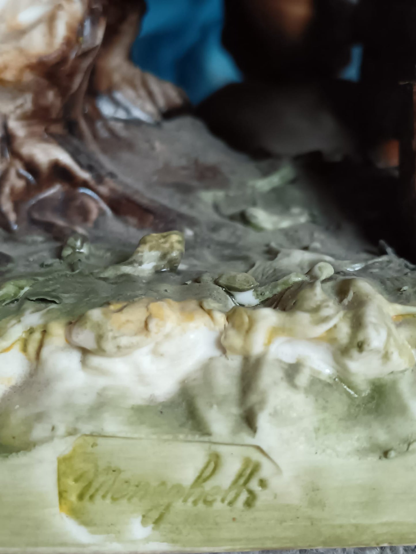 "La Solitudine"- scultura in porcellana di Capodimonte firmata (Meneghetti)