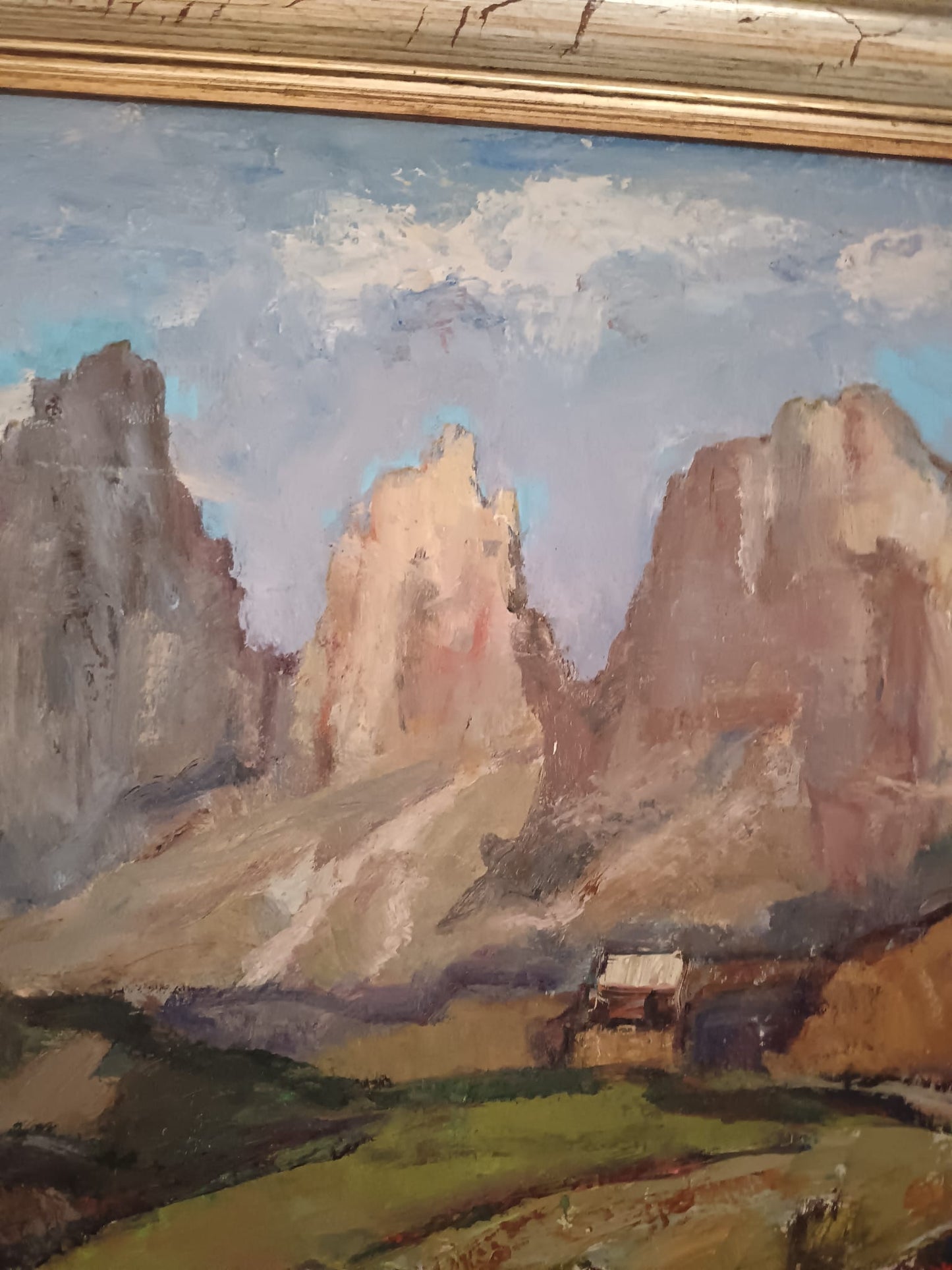 Gino Lucchi (Ravenna, 1925 – 1995) dipinto olio su cartoncino telato- XX secolo