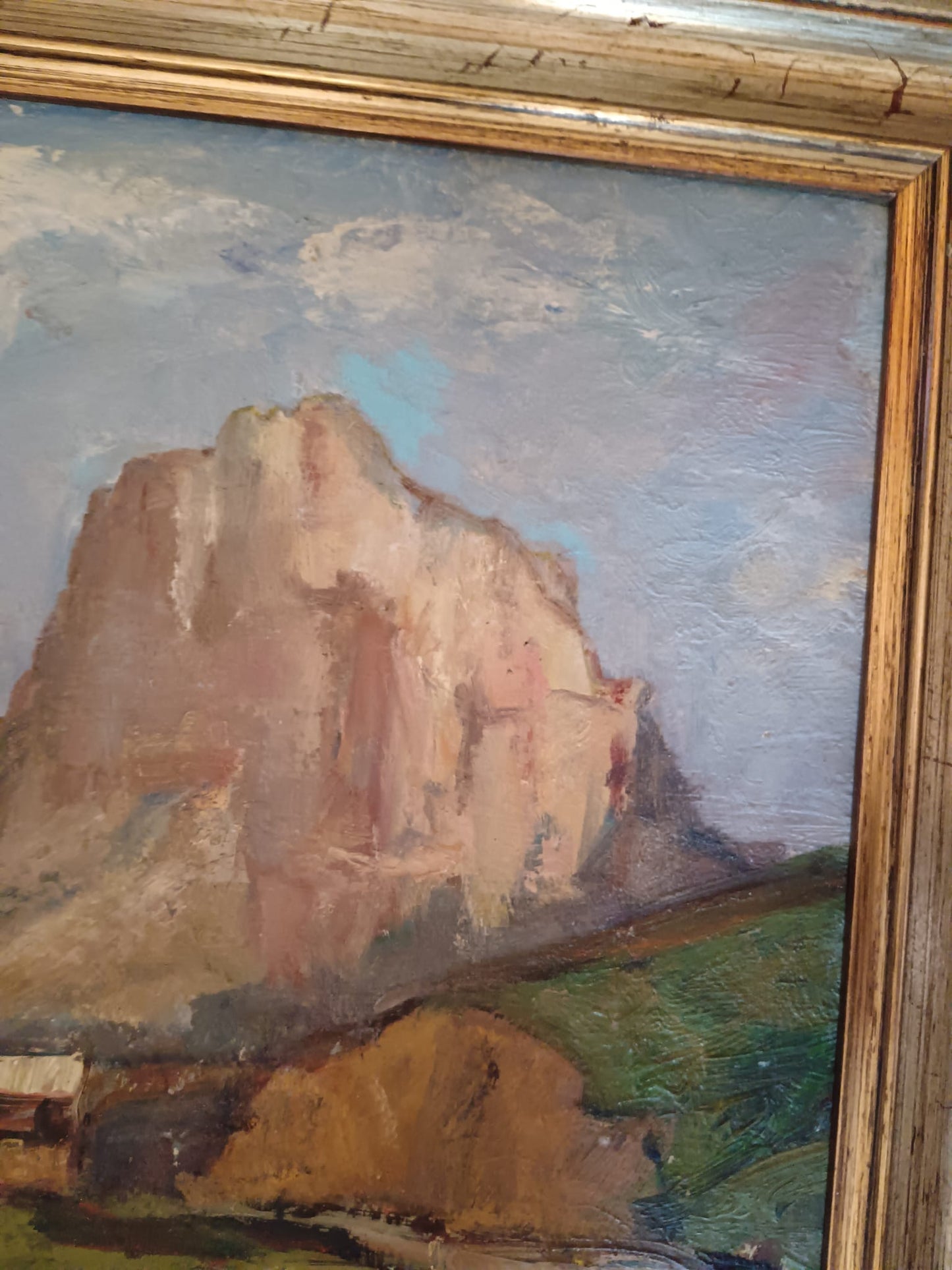 Gino Lucchi (Ravenna, 1925 – 1995) dipinto olio su cartoncino telato- XX secolo