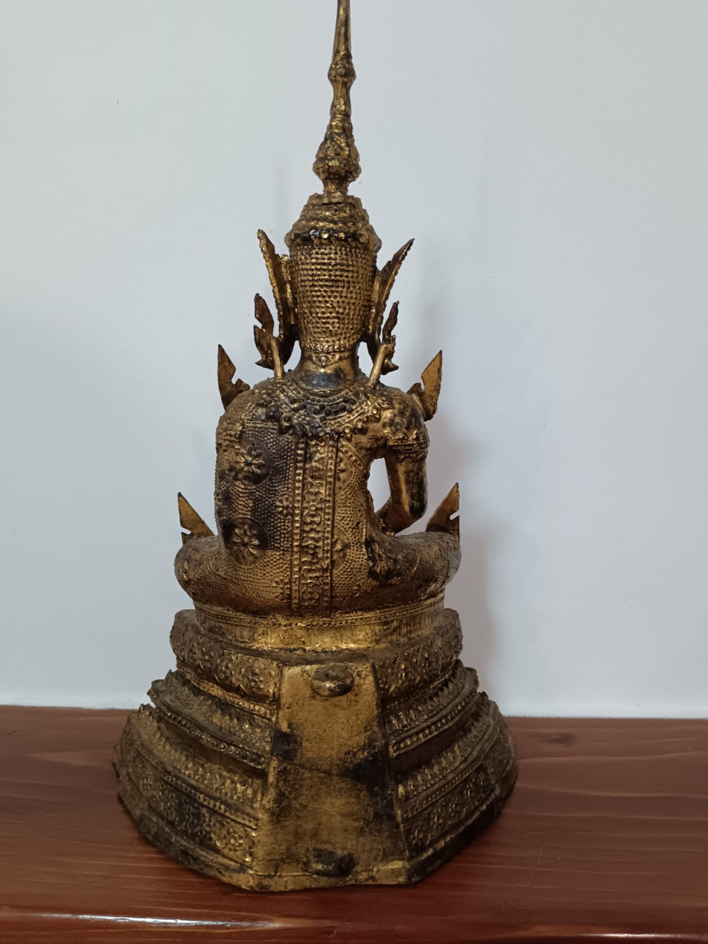 Statua in bronzo Bhudda in stile Rattanakosin- epoca XIX/ XX secolo