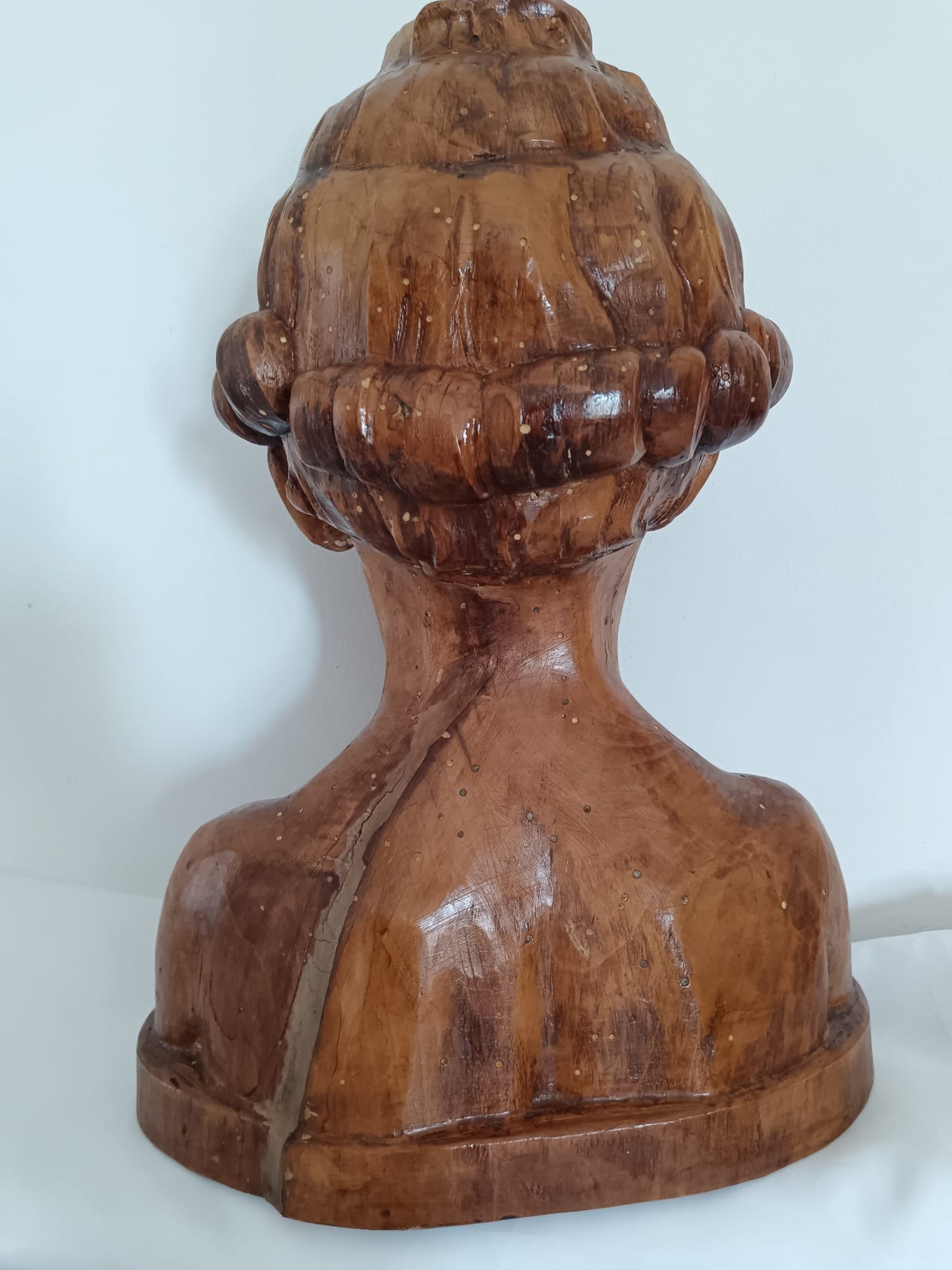 Vincenzo Moroder- scultura in legno 1942