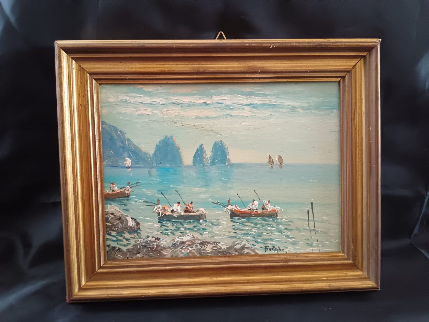 F. Castiglione ( XX secolo) scorcio marino