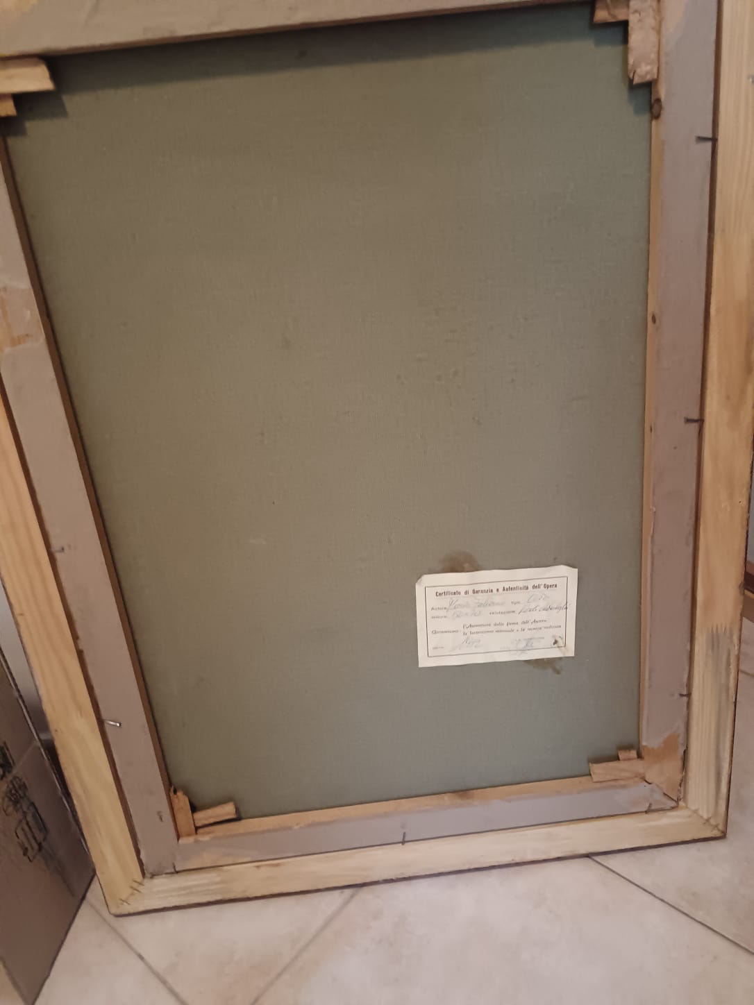 Marino Faliero (1948)- dipinto olio su tela epoca XX secolo