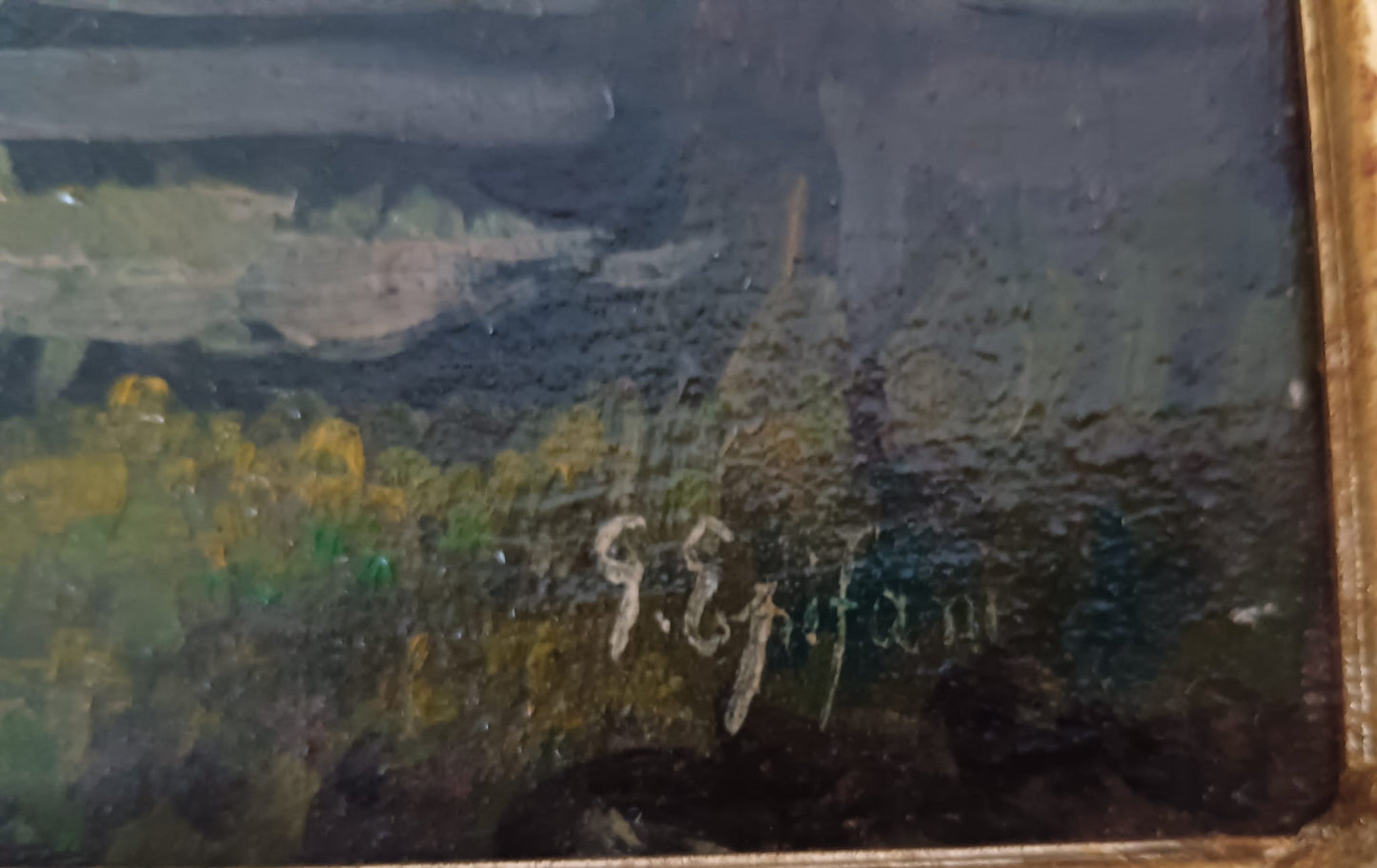 G. Epifani- dipinto olio su tela epoca prima metà del novecento