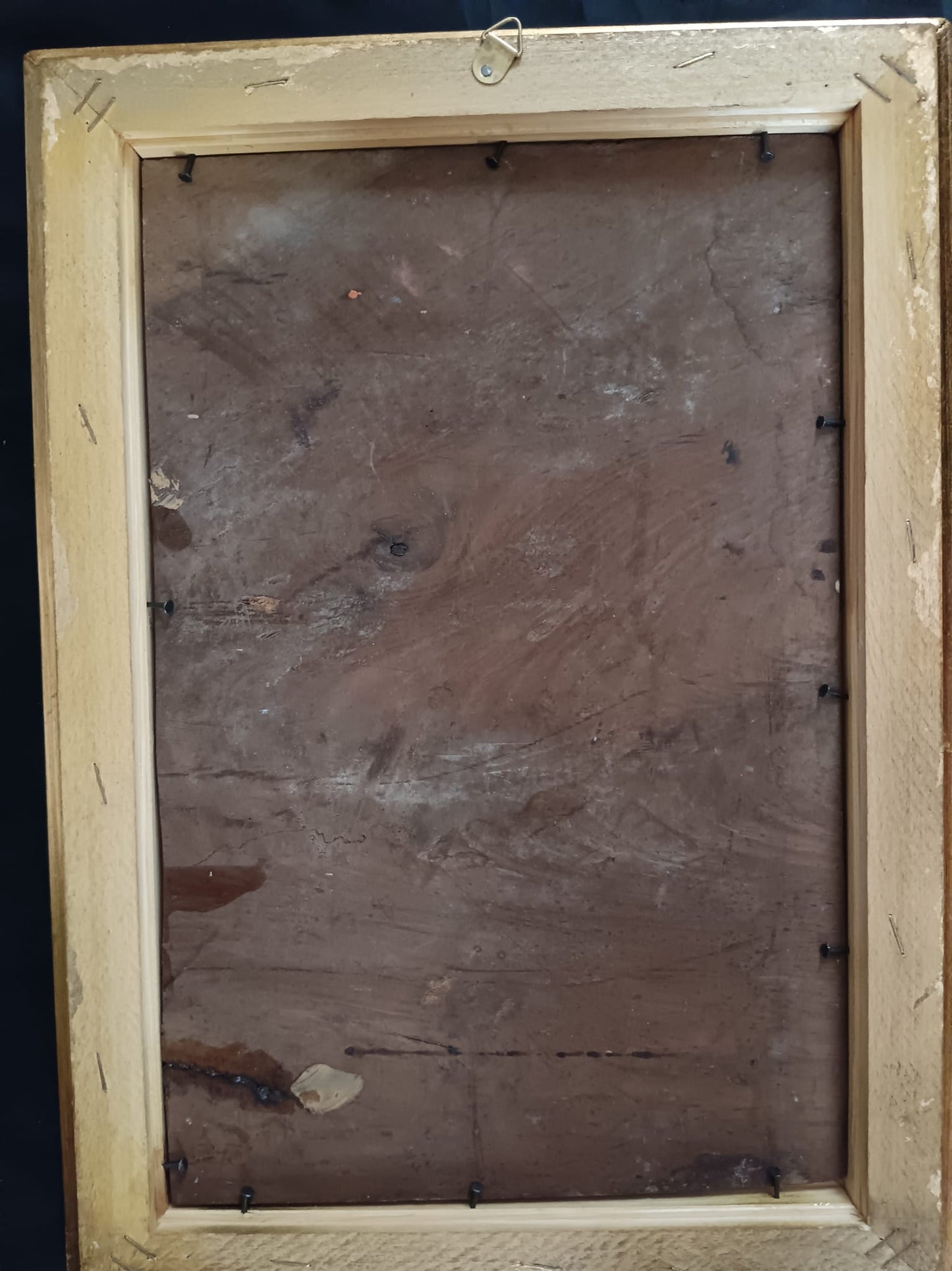 Roberto Carignani (Napoli 1894-1975)- antico dipinto olio su legno