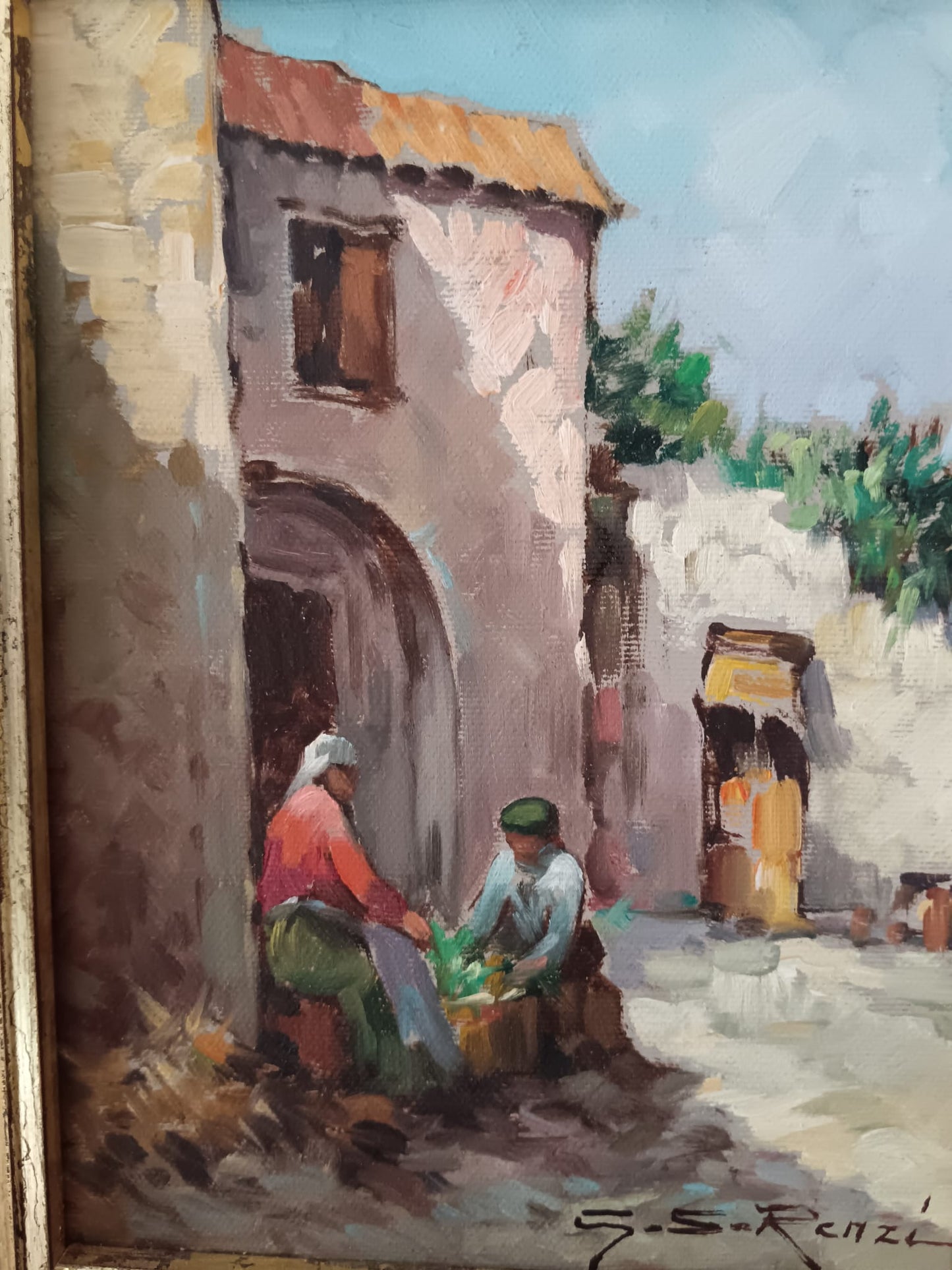 G. S. Renzi (XX secolo) dipinto olio su tela