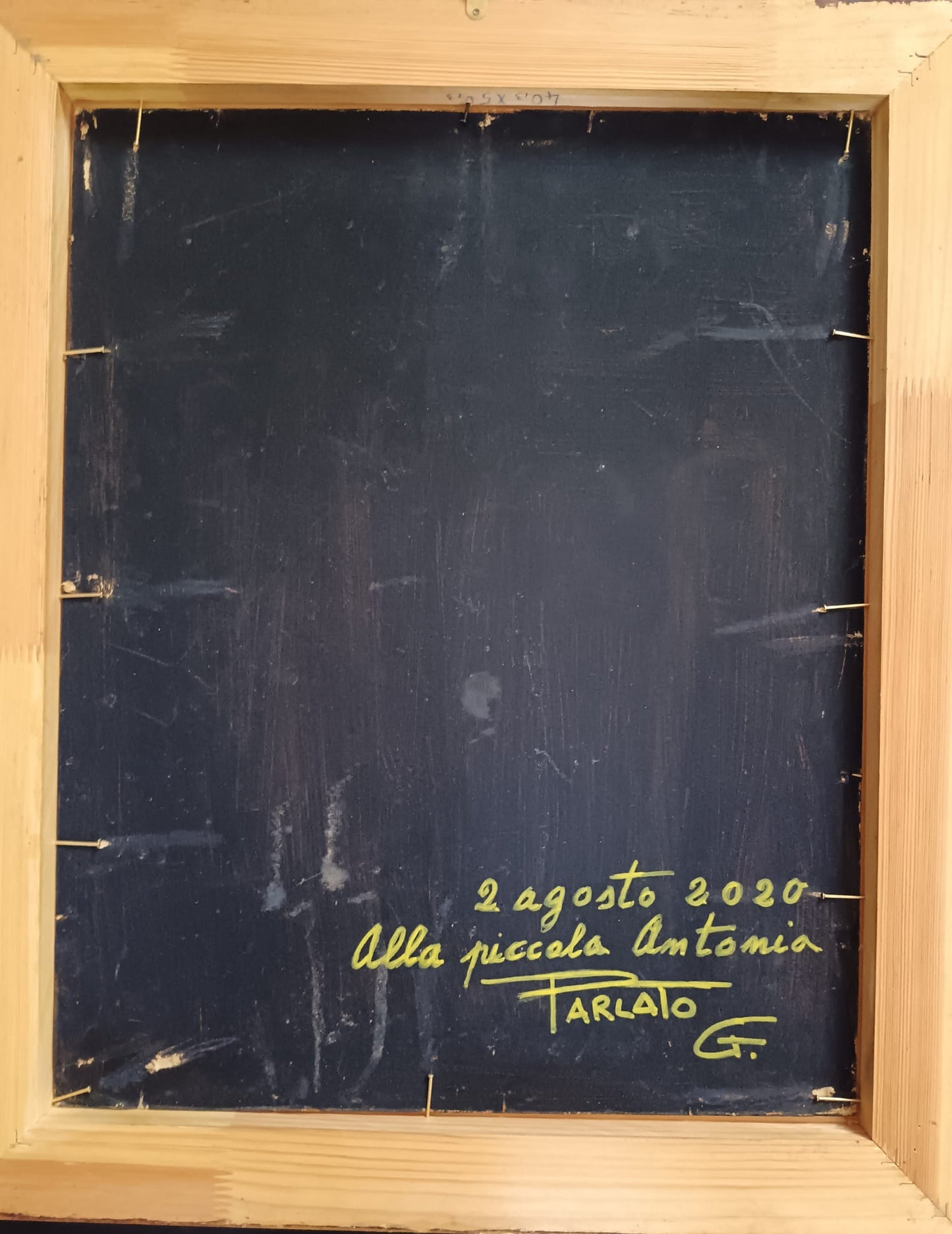 Giovanni Parlato (Vico Equense 1957)- dipinto olio su cartoncino