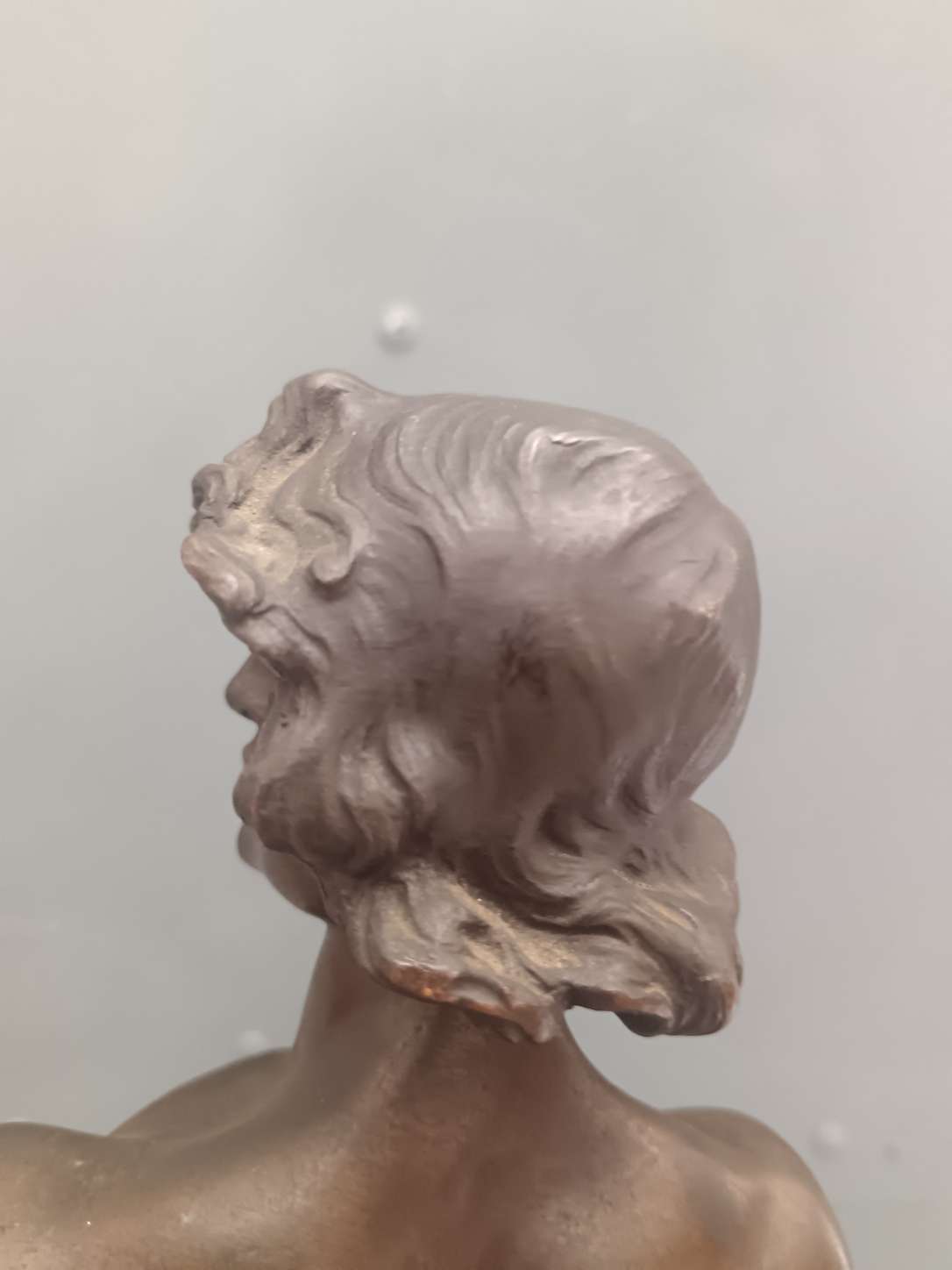Statue bronze ancienne Premiere Victoire Marcel Debut signee original sculpture