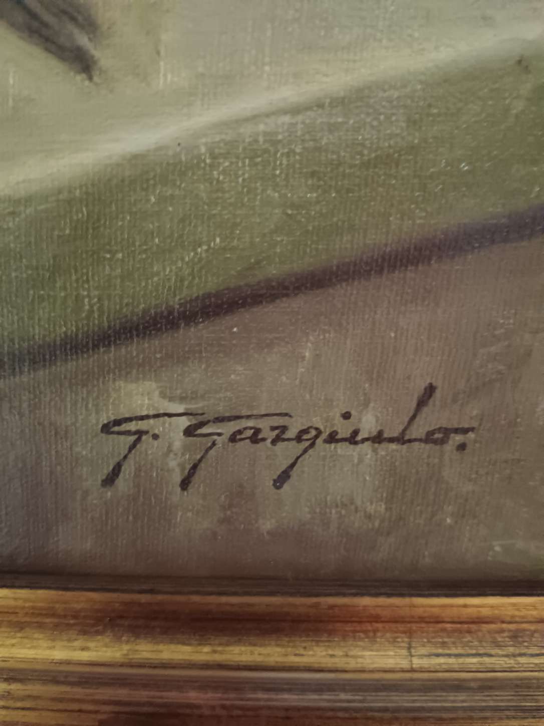 Dipinto Olio su Tela Natura Morta Pesci Giuseppe Gargiulo  Scuola Napoletana