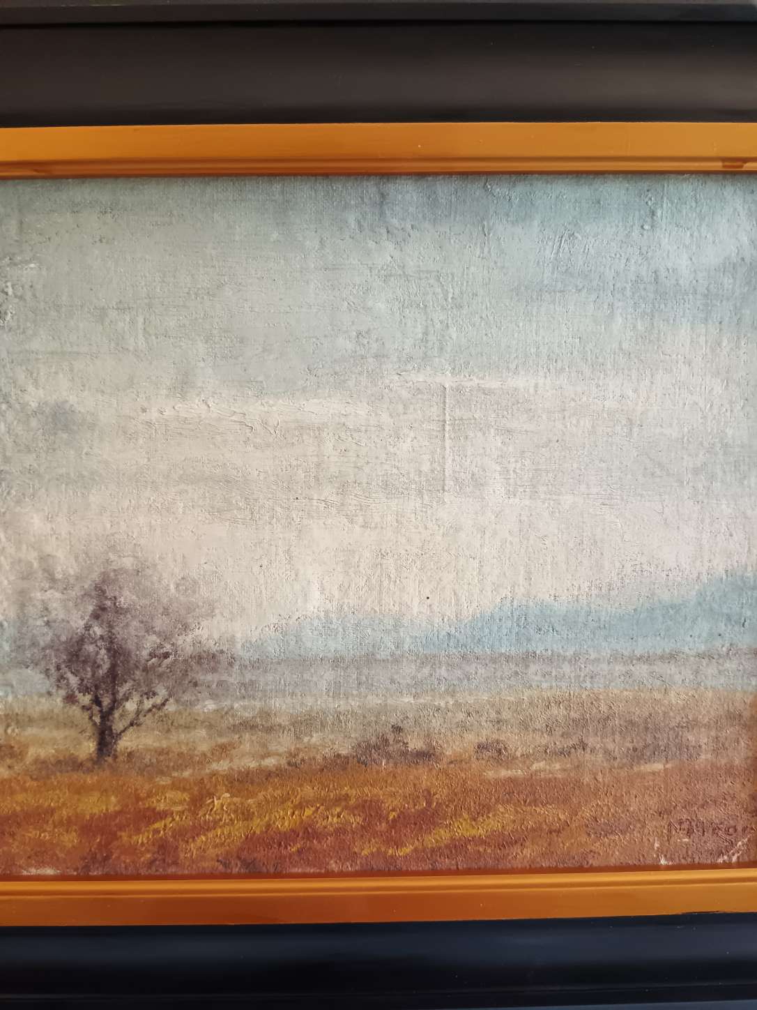 Nicolò Pirroda ( XX secolo) dipinto olio su tela, paesaggio