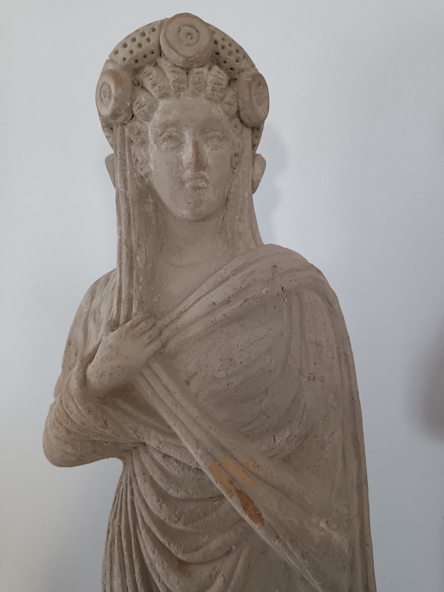 Coppia di sculture in terracotta epoca XX secolo