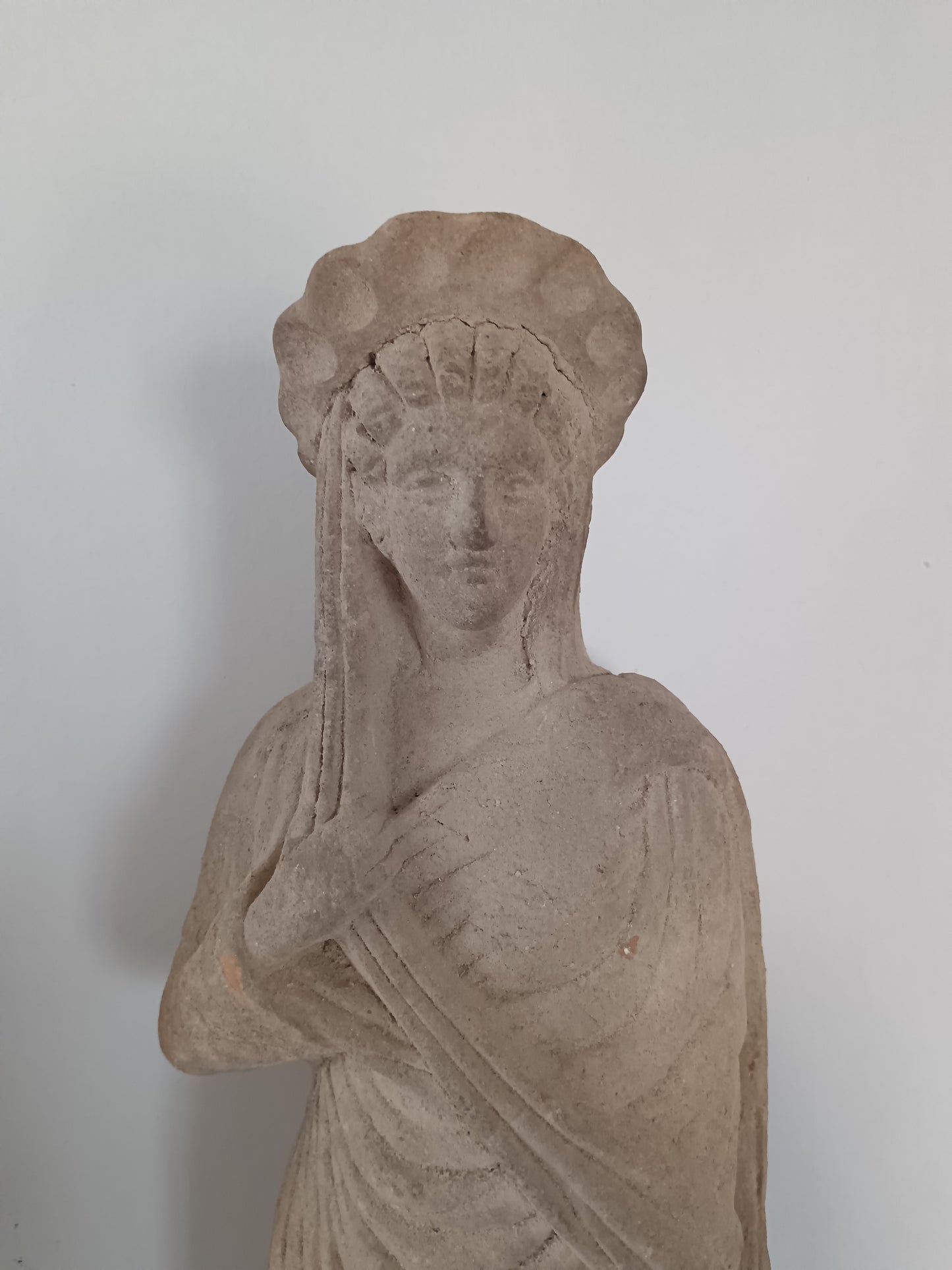 Coppia di sculture in terracotta epoca XX secolo