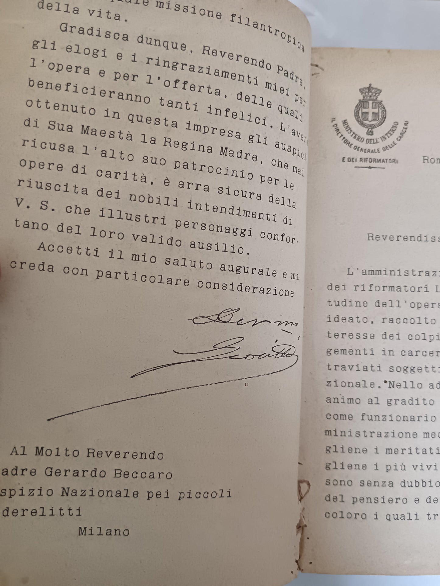 RARO 1906 RAGGI FRA LE TENEBRE Regina Margherita Savoia Carceri Silvio Pellico