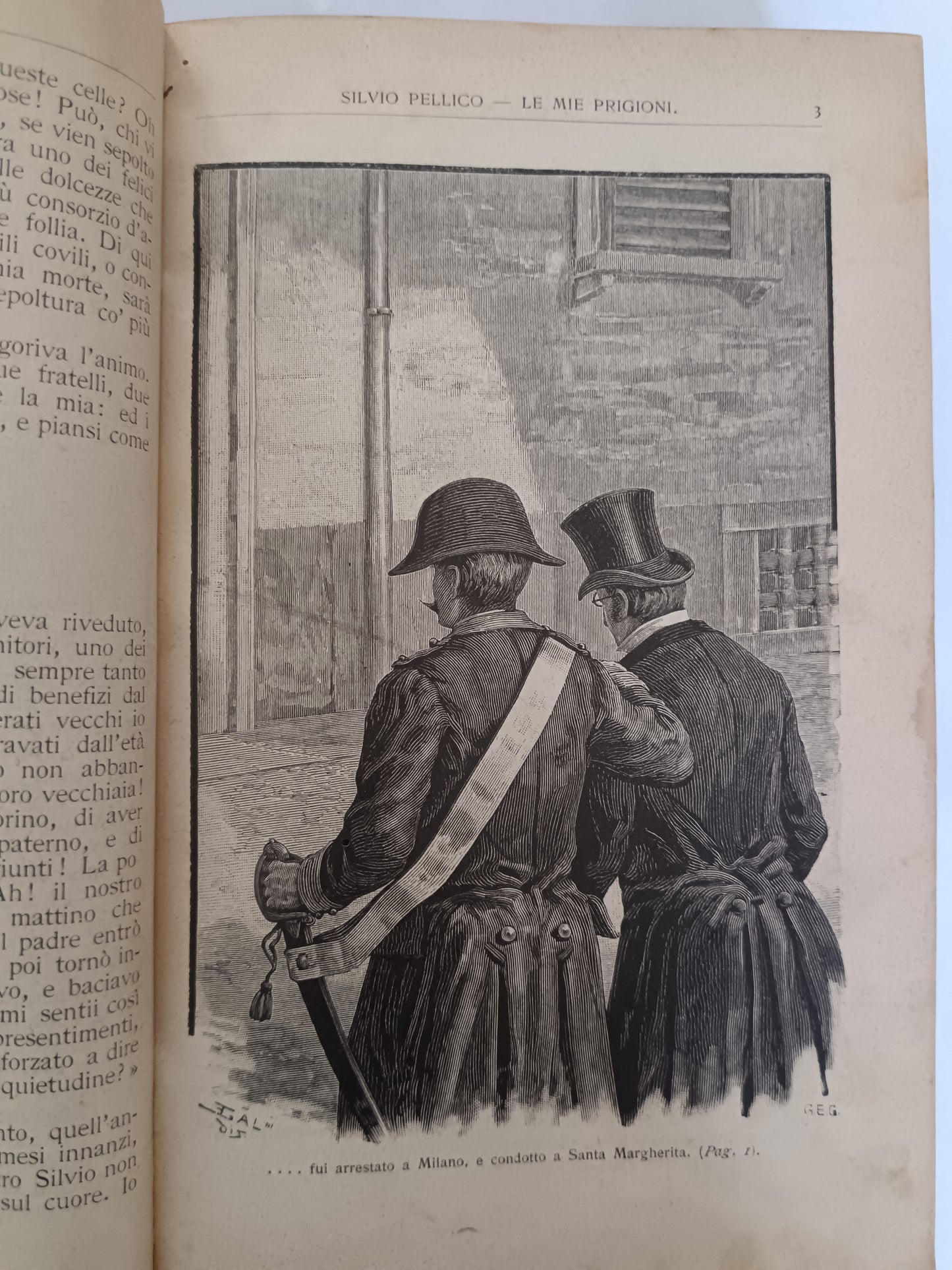 RARO 1906 RAGGI FRA LE TENEBRE Regina Margherita Savoia Carceri Silvio Pellico