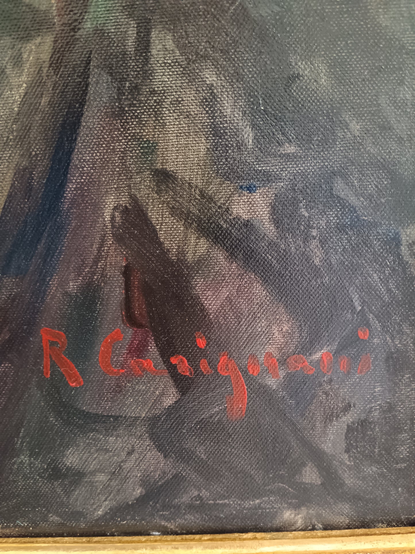 Roberto Carignani (1894-1975) – Ritratto di Anziano con Bicchiere di Vino – Olio su Tela