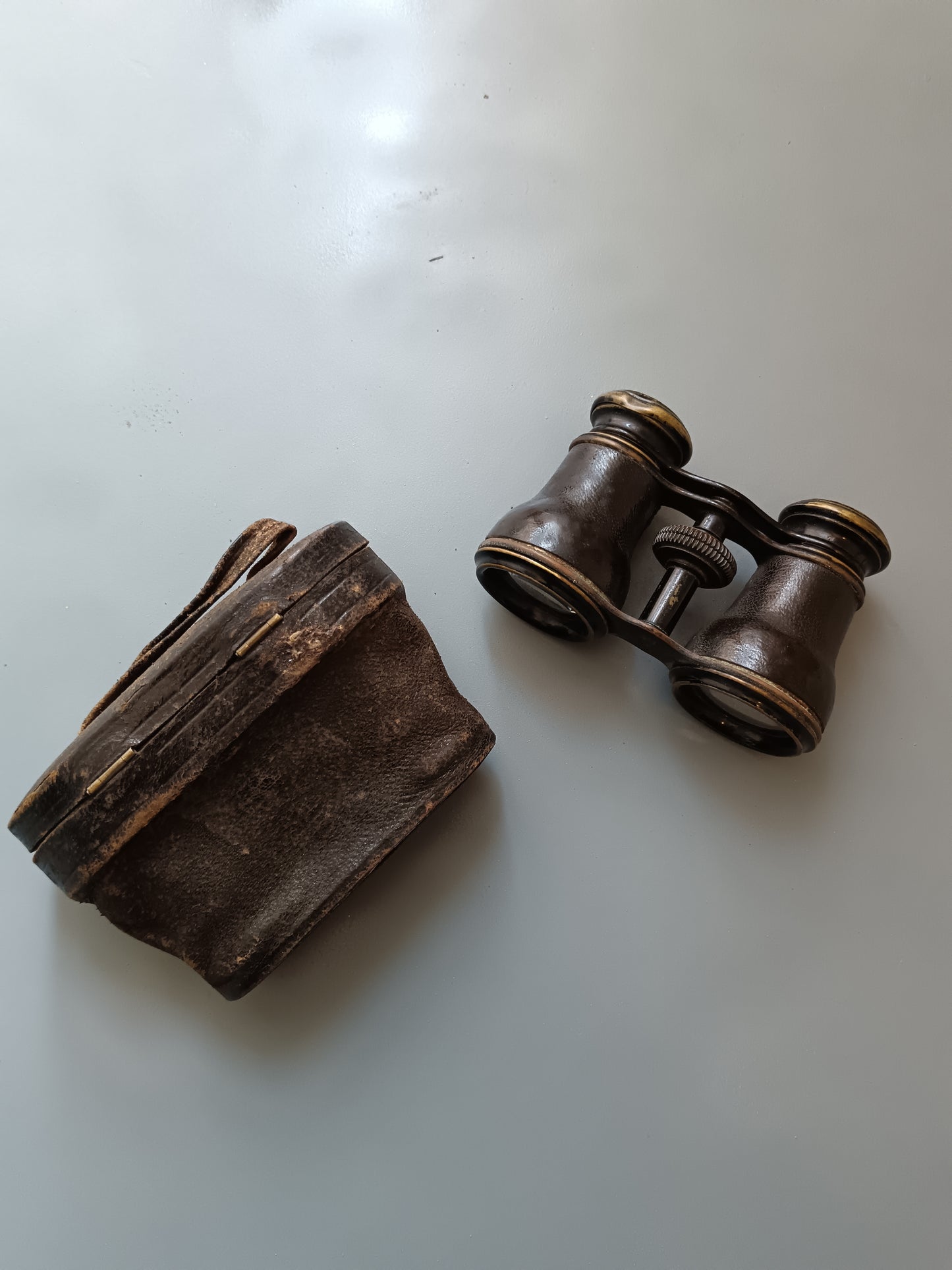 Antico Binocolo da Teatro Flammarion Paris con Custodia Originale – Opera Glasses Francesi Fine ‘800 Primi ‘900