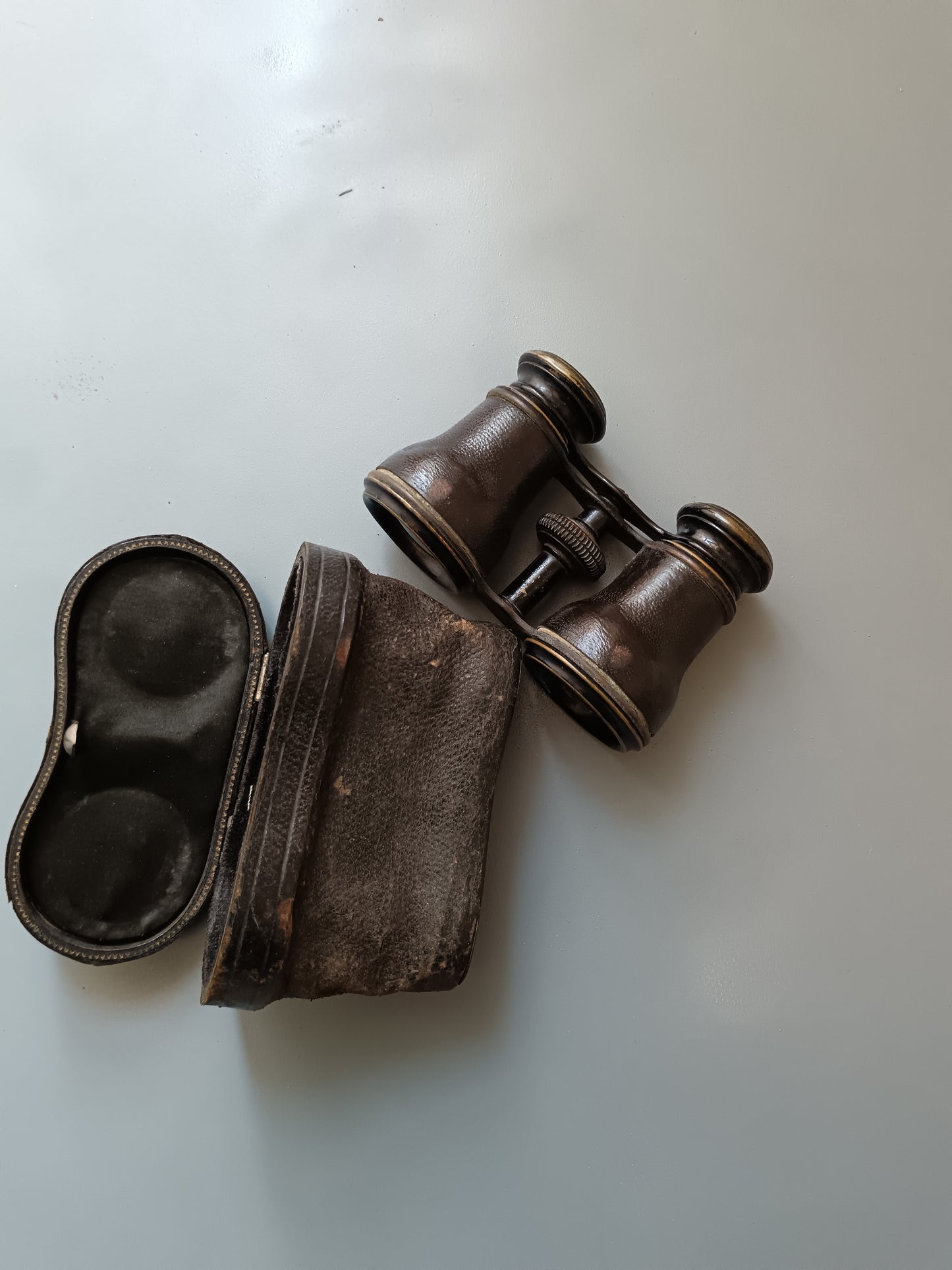 Antico Binocolo da Teatro Flammarion Paris con Custodia Originale – Opera Glasses Francesi Fine ‘800 Primi ‘900