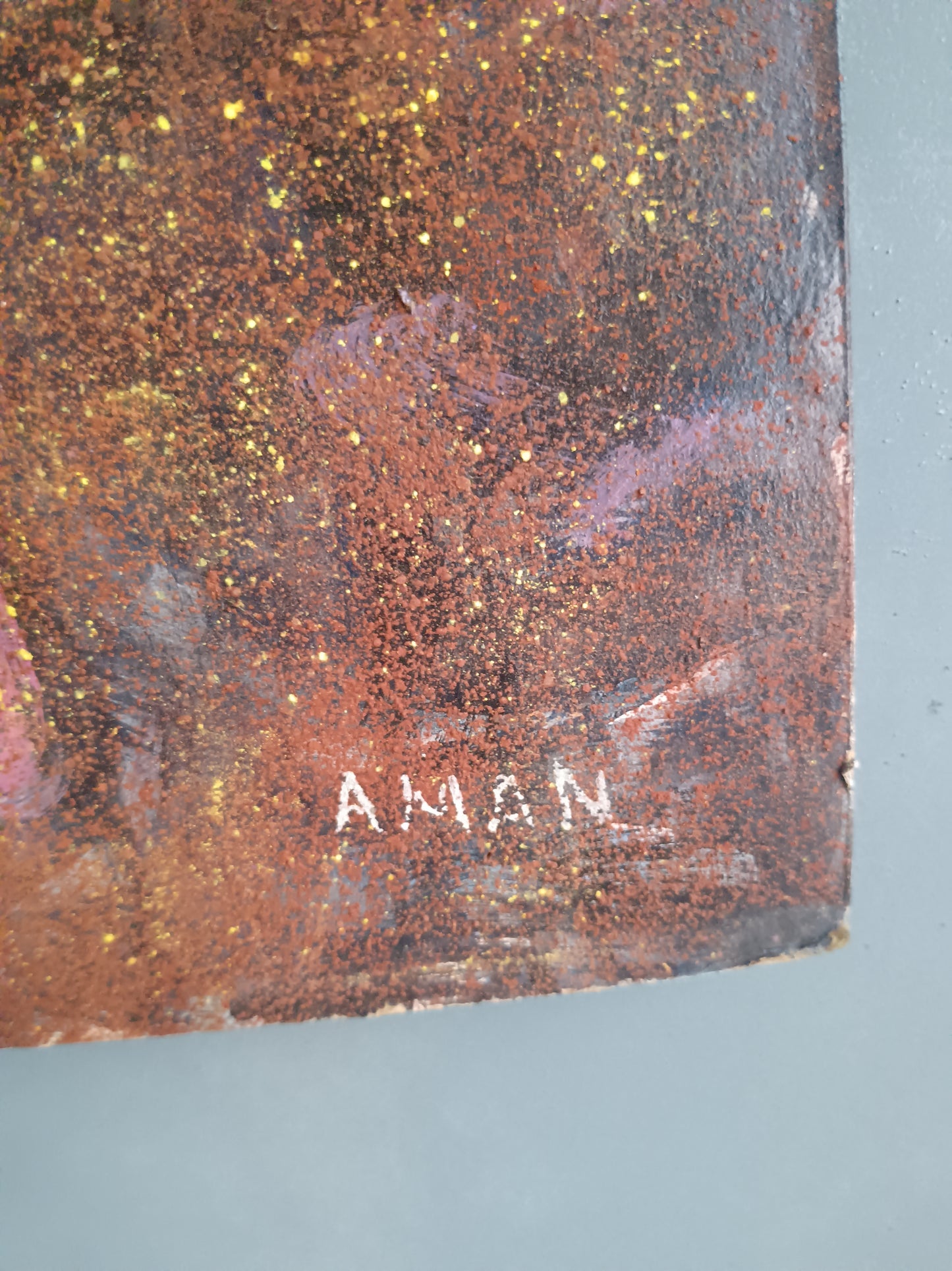 Mukhamet Aman Baga (1948-2005) – Guests of Paris, 2008 – Olio, Acrilico e Tecnica Mista su Cartoncino – Opera Catalogata