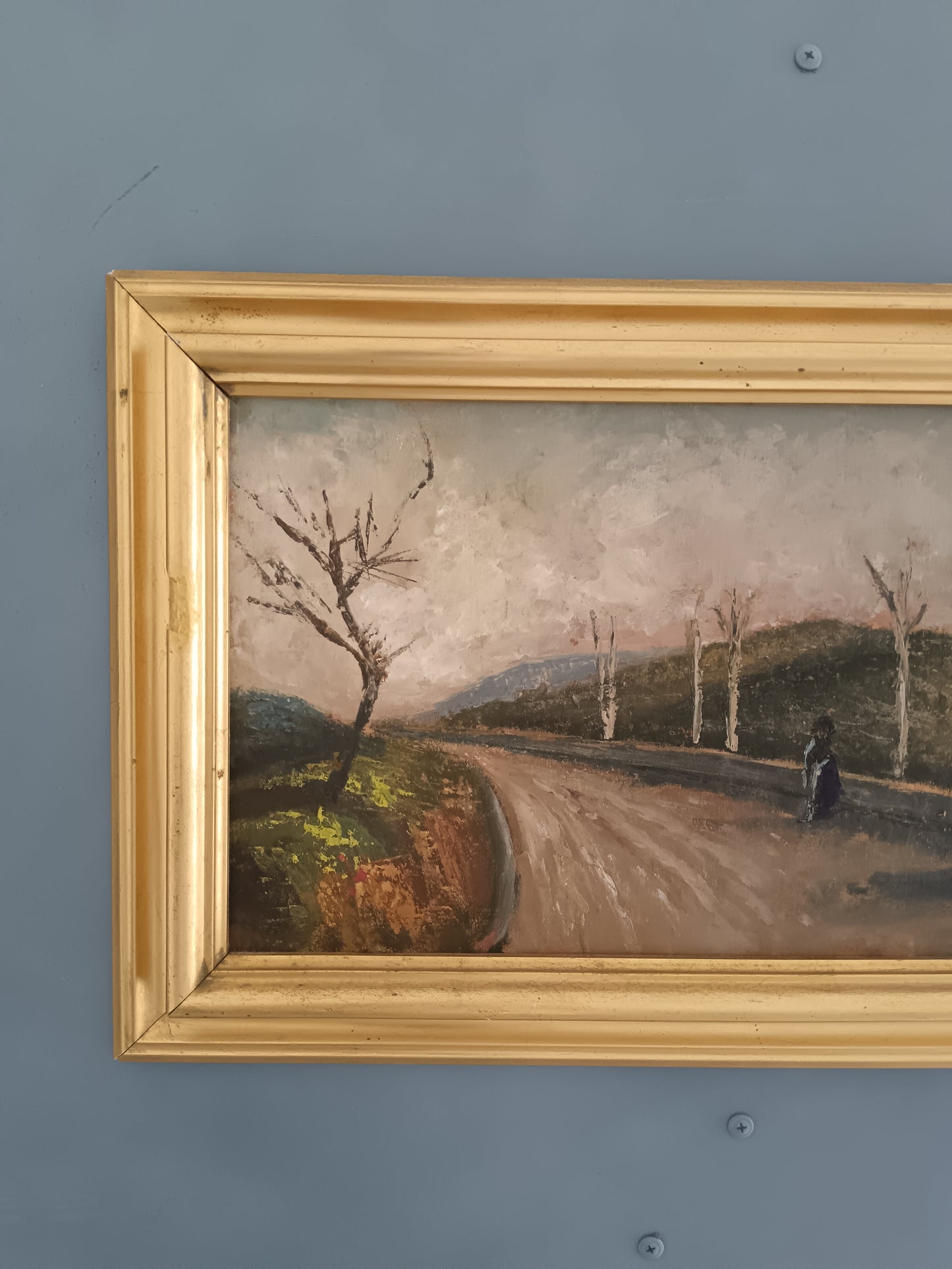 Luigi Pane ( Napoli 1924) dipinto olio su legno.