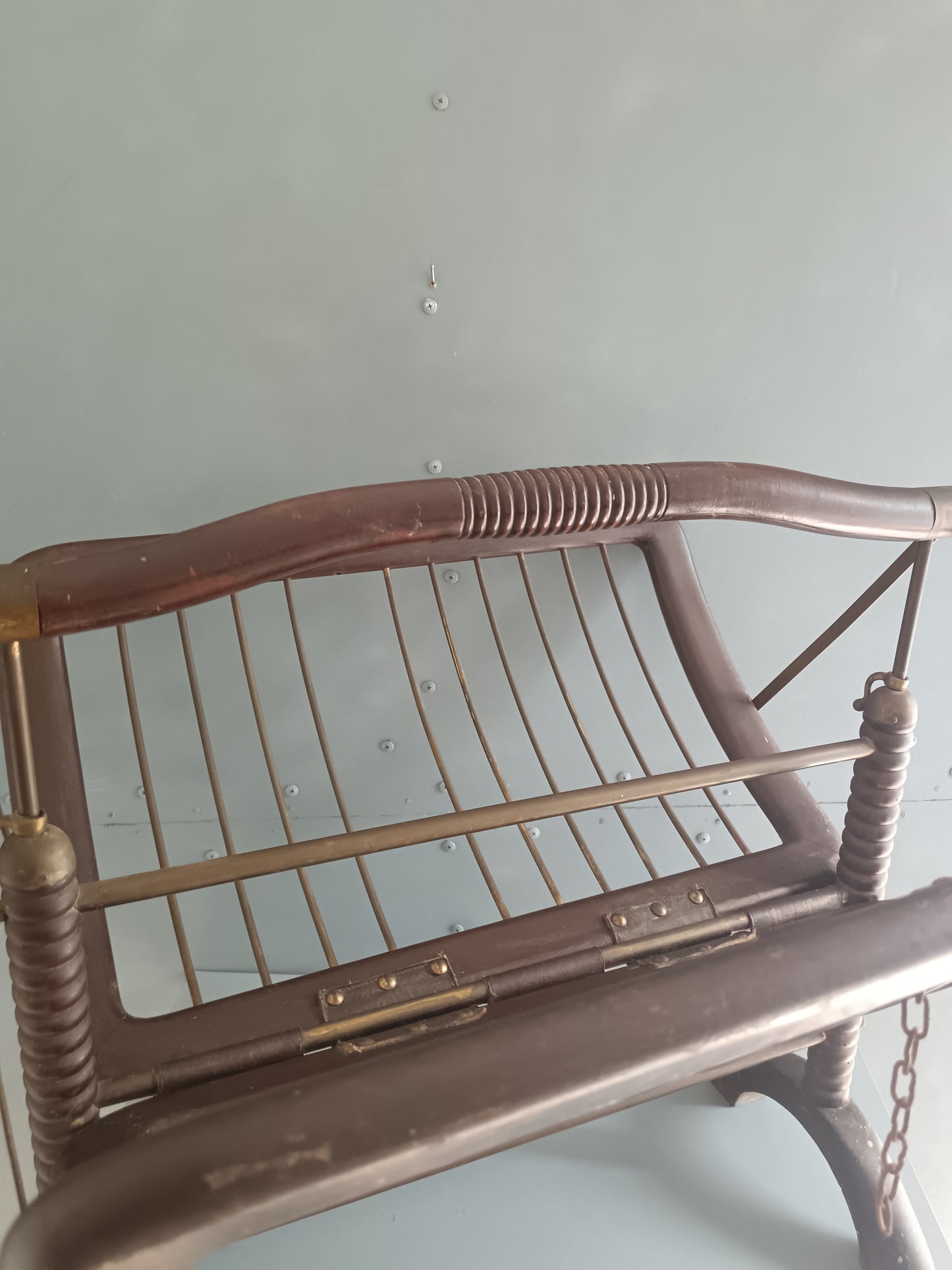 Portariviste Pieghevole Vintage in Faggio Curvato Stile Thonet Anni '30 Modernariato