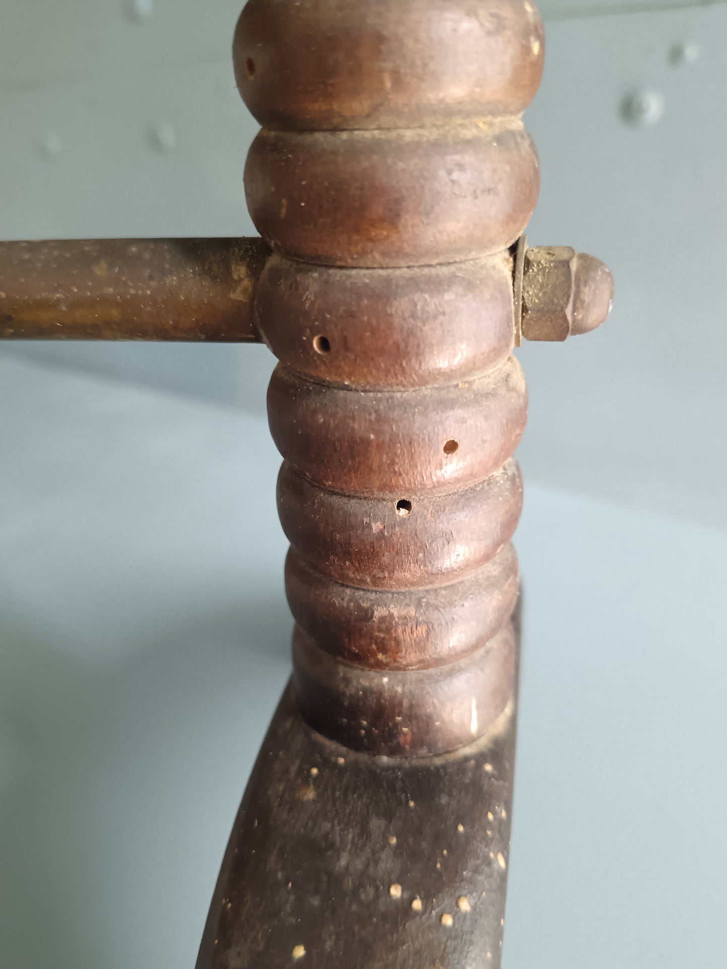 Portariviste Pieghevole Vintage in Faggio Curvato Stile Thonet Anni '30 Modernariato