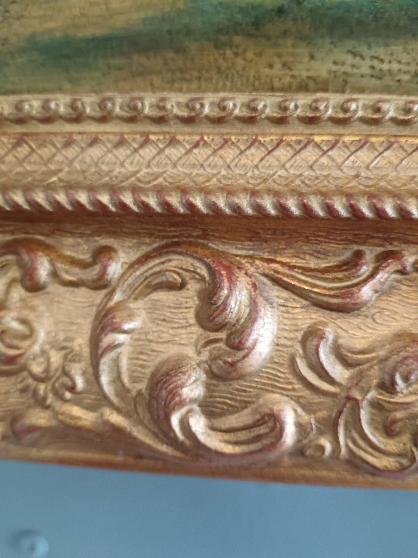 Emilio Pergola – Paesaggio Contadino con Cavalli e Covoni Olio su Tela Firmato e Incorniciato