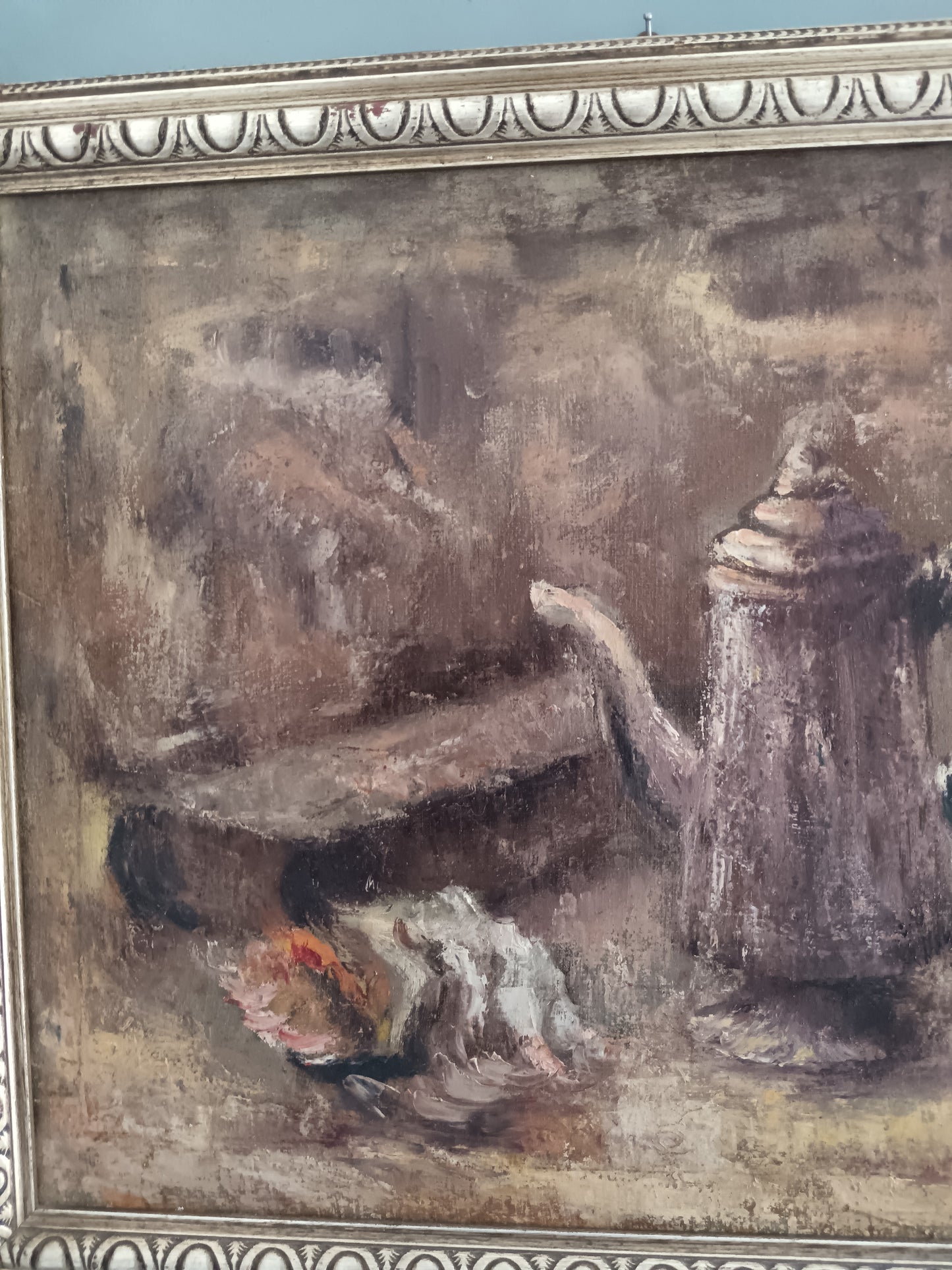 Tina Vaira Quadro dipinto olio su tela natura morta firmato