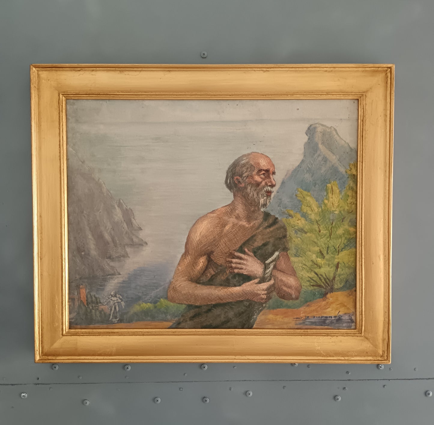 Giuseppe Felice Durando (1907) "La Vita della Rinuncia" Olio su Tela