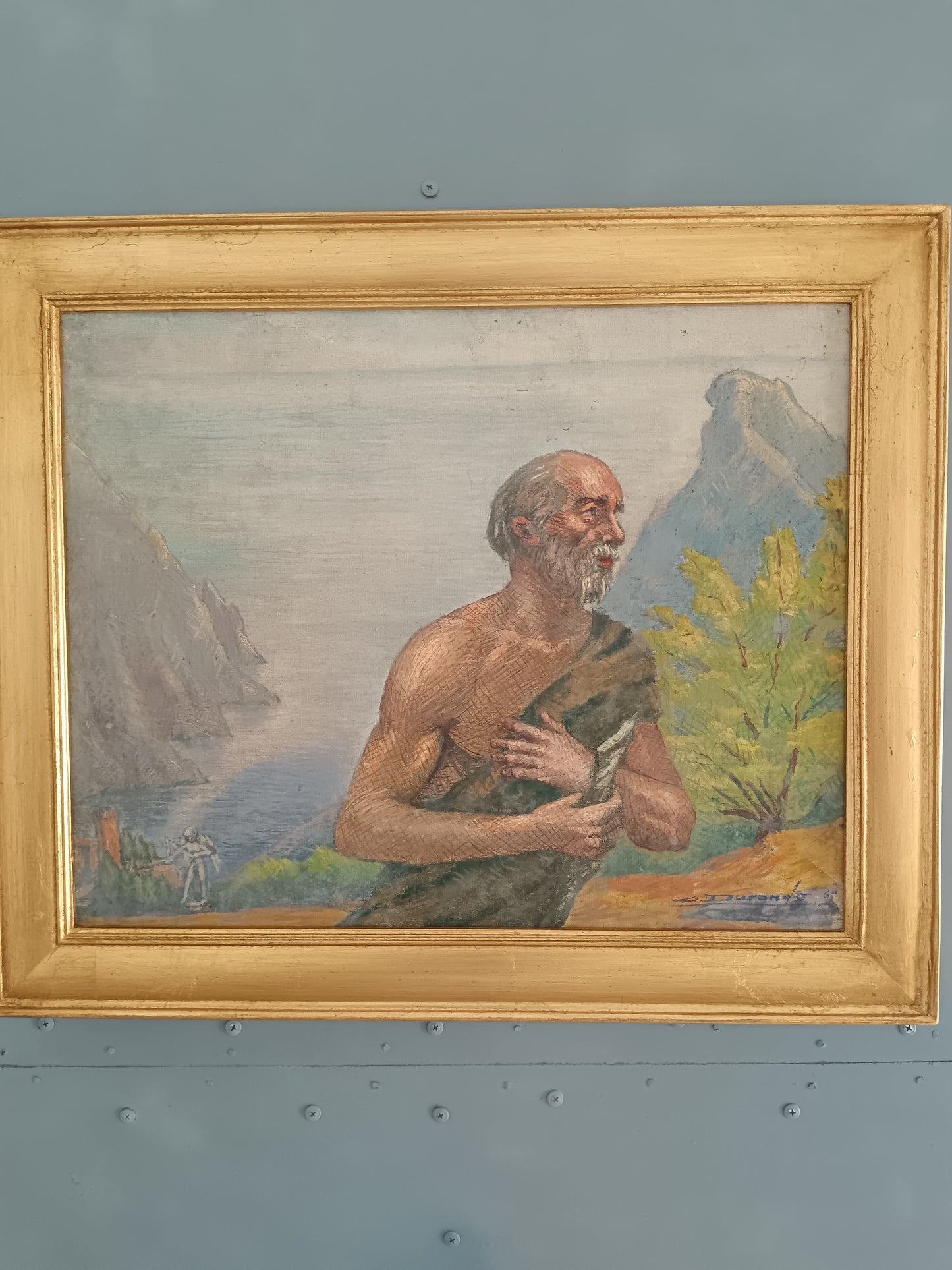 Giuseppe Felice Durando (1907) "La Vita della Rinuncia" Olio su Tela