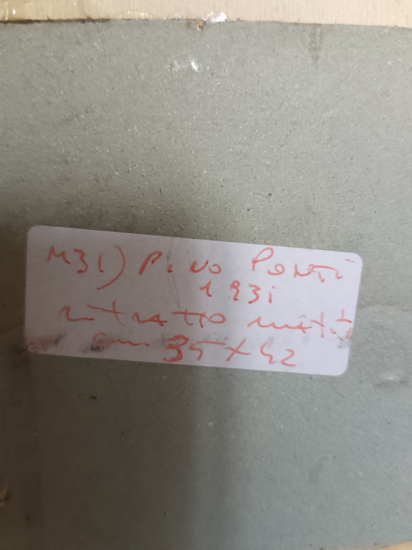Pino Ponti (1905-1999) Ritratto Maschile 1931 Matita su Cartoncino Firmato e Datato