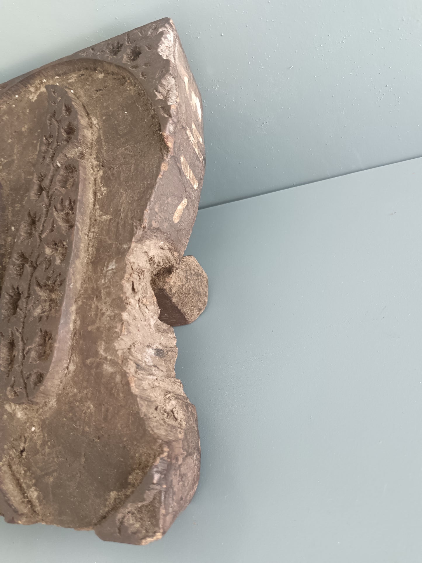 Antica matrice per stampa in legno epoca XIX secolo