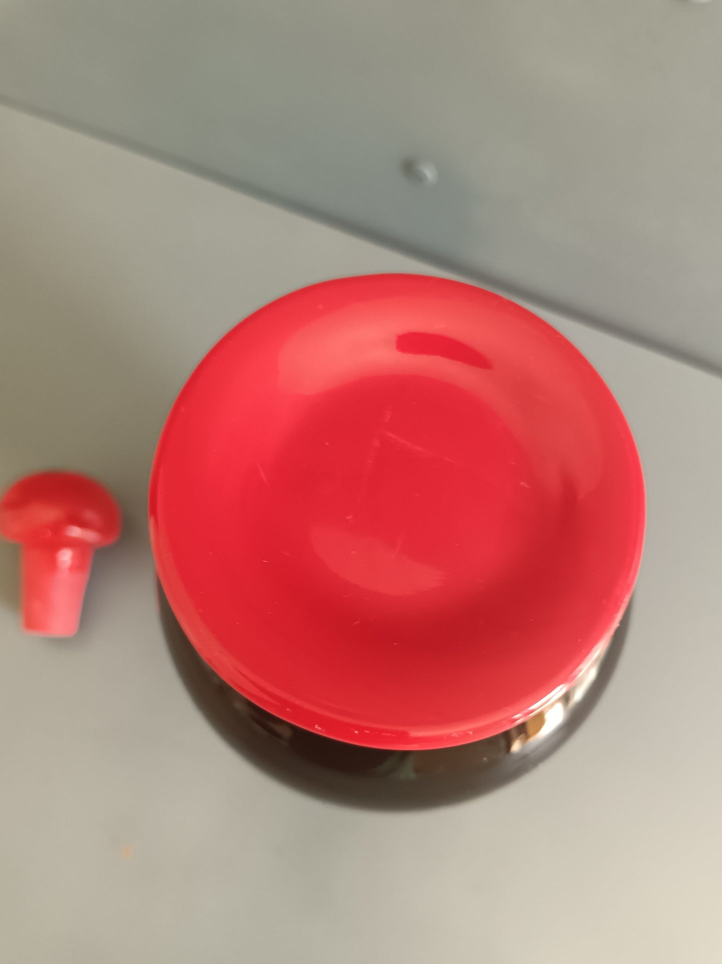 NasonMoretti Archive Revival 1923 Decanter Murano Vetro Soffiato Nero Rosso Design Made in Italy