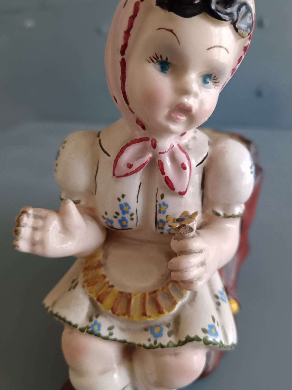 OLIMPIA ITALY N.62 – ANTICA STATUINA BAMBINA CERAMICA ITALIANA ANNI ’40/’50