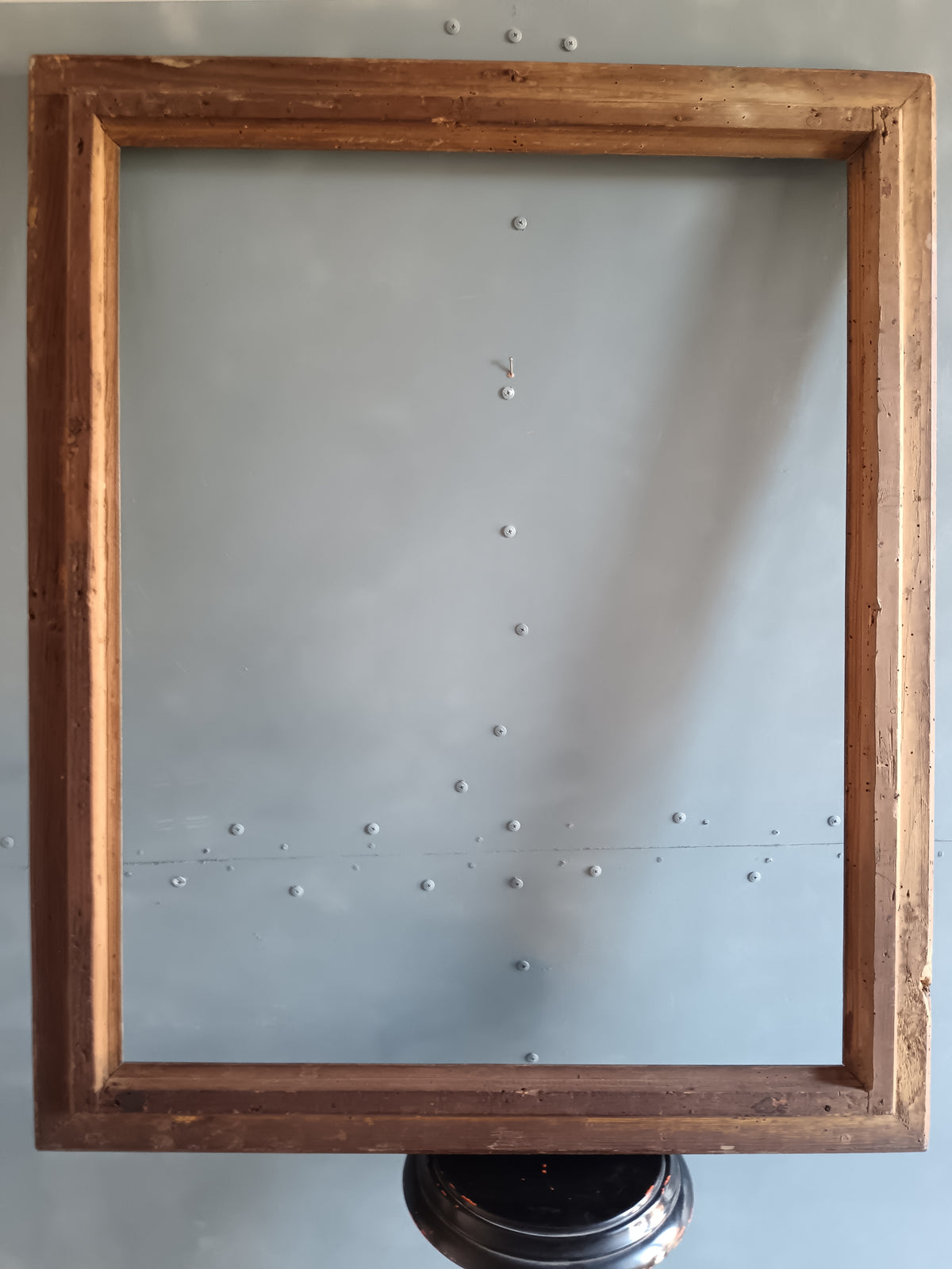 Cornice Antica Dorata a Foglia Metà 800 Ottocento Legno per Specchio Quadro