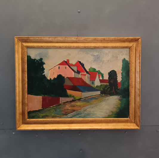Aldo Augusto Baccinetti (1903-1990) dipinto olio su tela epoca