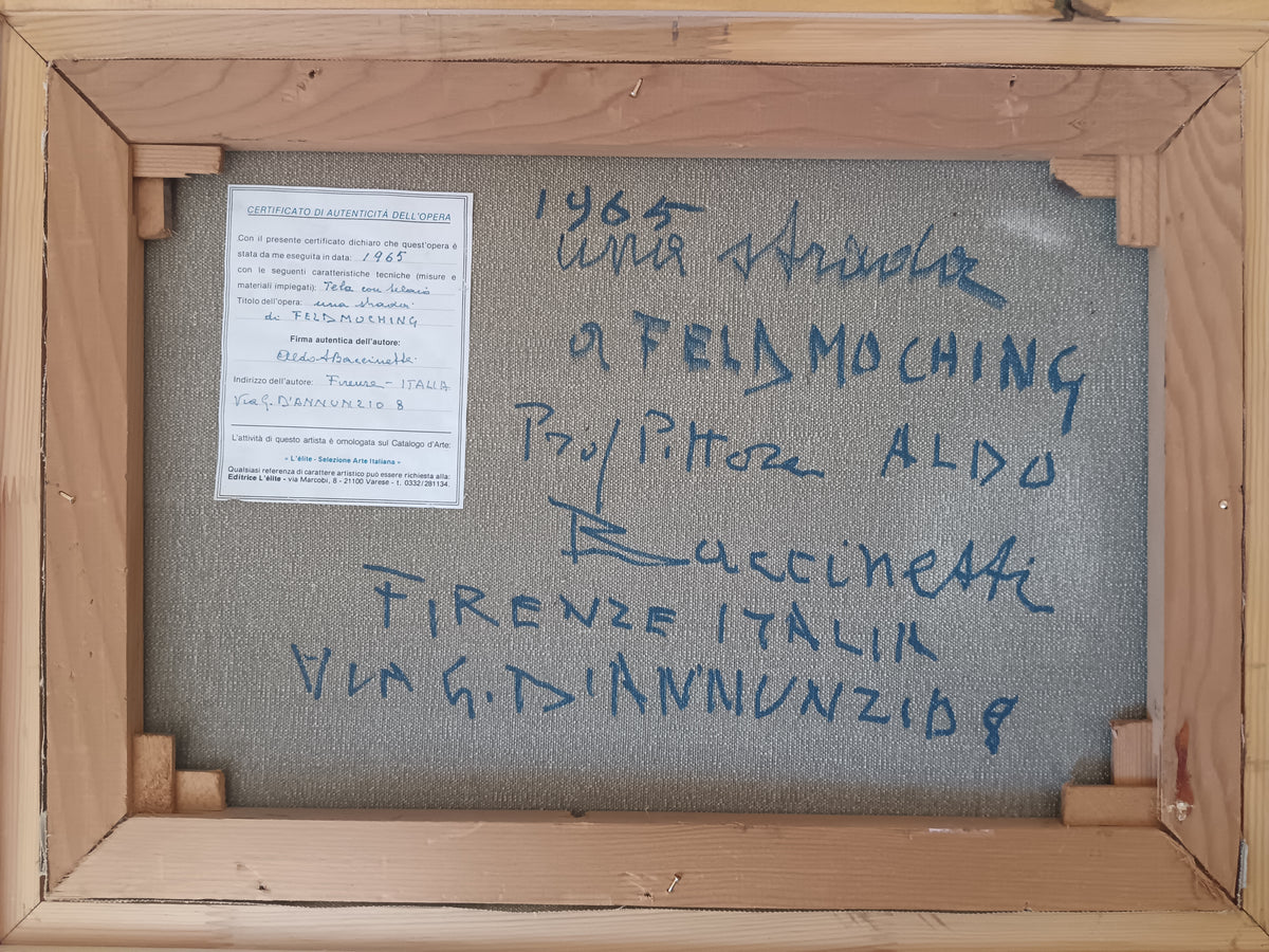 Aldo Augusto Baccinetti (1903-1990) dipinto olio su tela epoca
