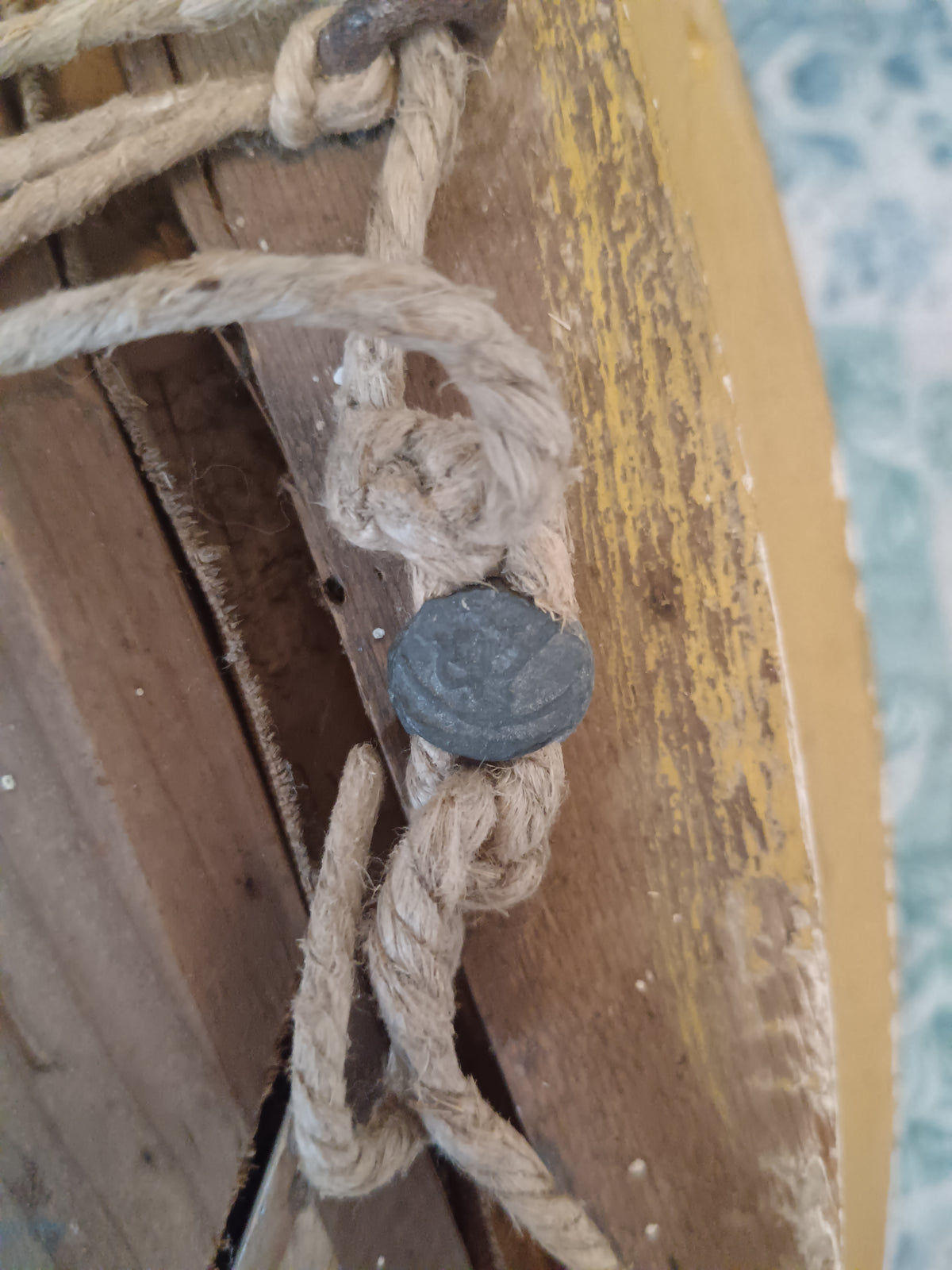 Dipinto Antico Madonna col Bambino Olio su Tela Fine '800 con Cornice Dorata