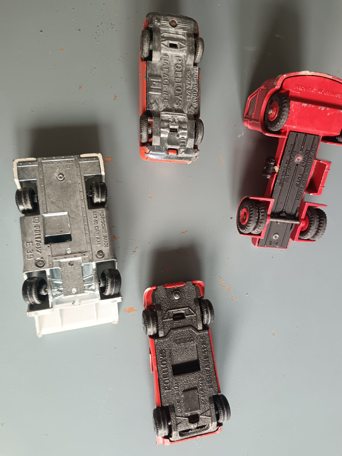 Lotto 4 Modellini Vintage Politoys Dinky Toys Porsche 917/30 1:43 Made Italy