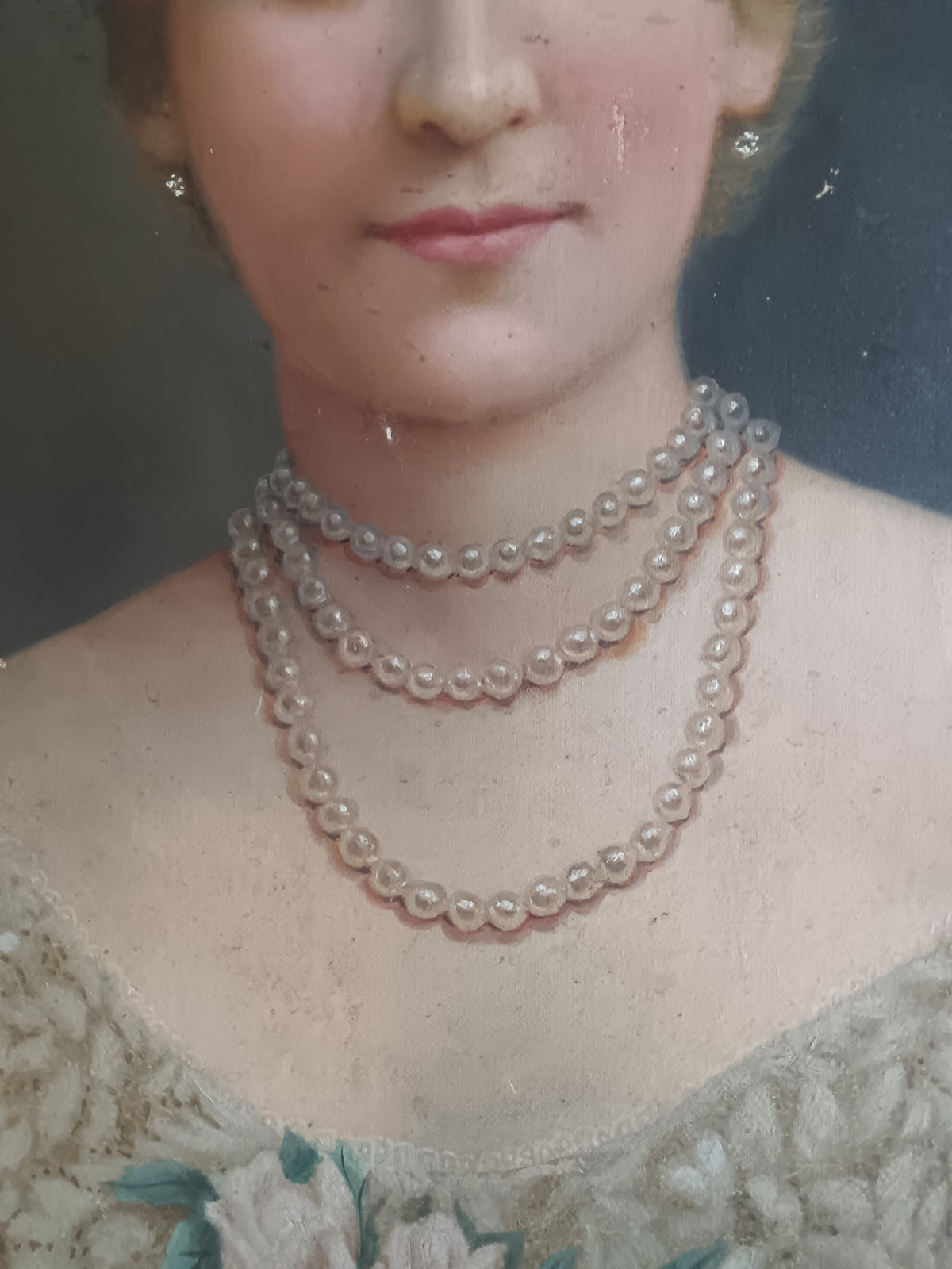 RARO RITRATTO DELLA REGINA MARGHERITA DI SAVOIA – OLIO SU TELA (FINE '800 / PRIMI '900