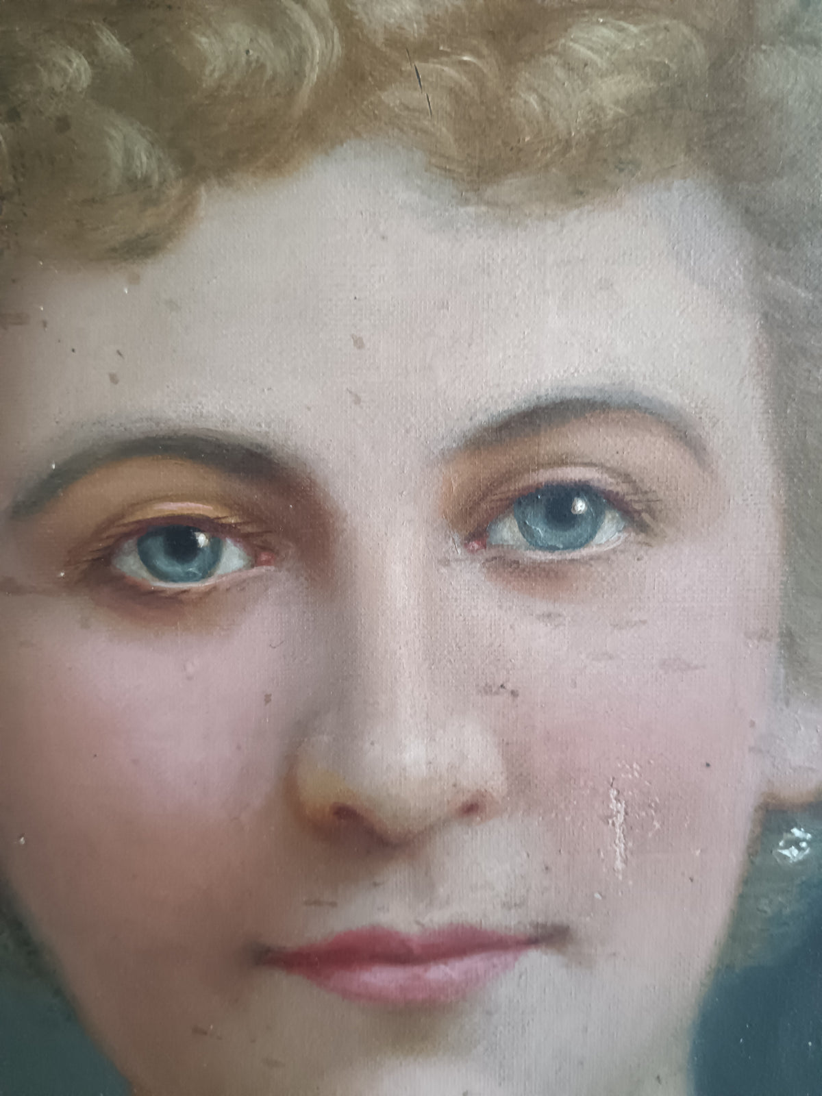 RARO RITRATTO DELLA REGINA MARGHERITA DI SAVOIA – OLIO SU TELA (FINE '800 / PRIMI '900