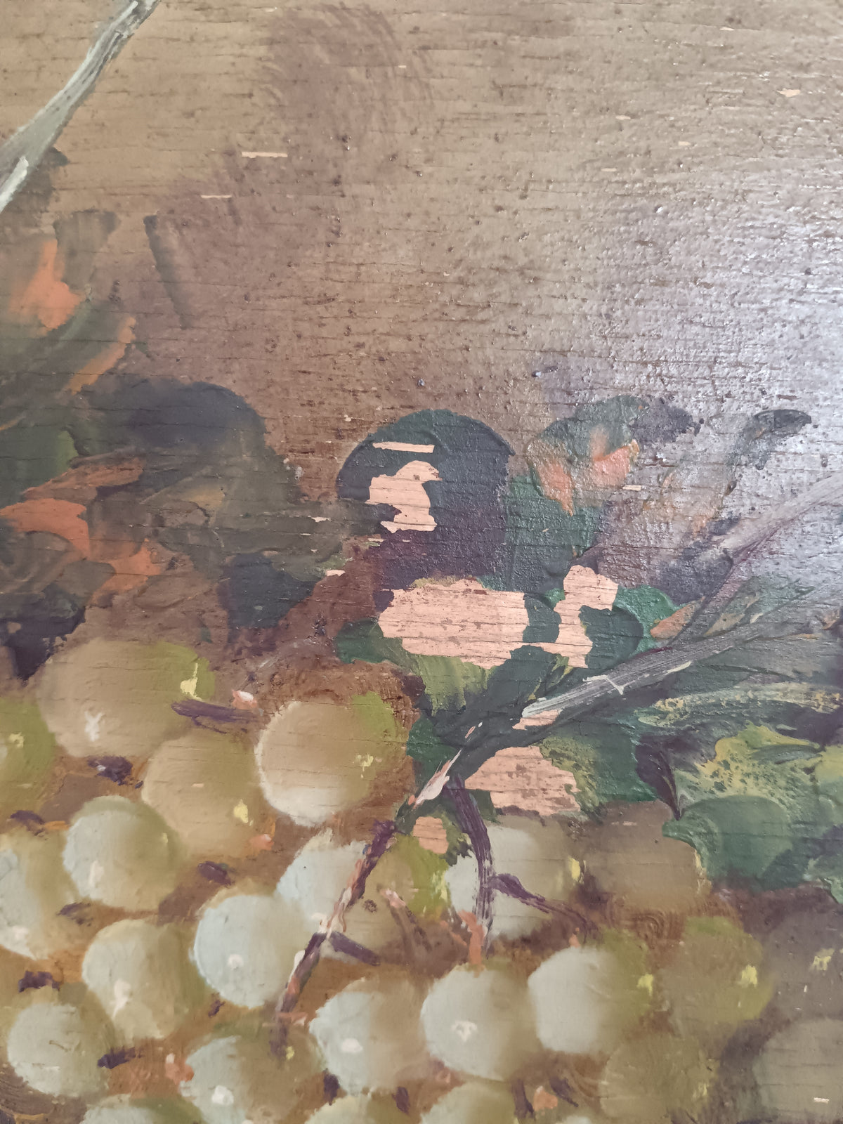 Dipinto Olio su Tavola Natura Morta Ettore Percivaldi Quadro con Cornice Oro
